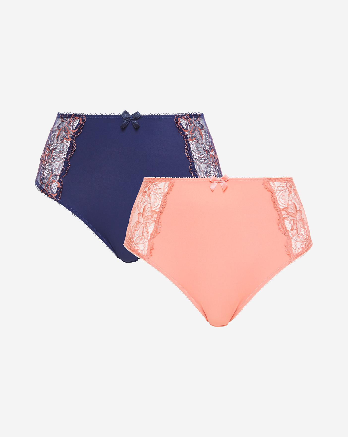 Pretty Secrets 2 Pack Ella Lace Briefs Ambrose Wilson