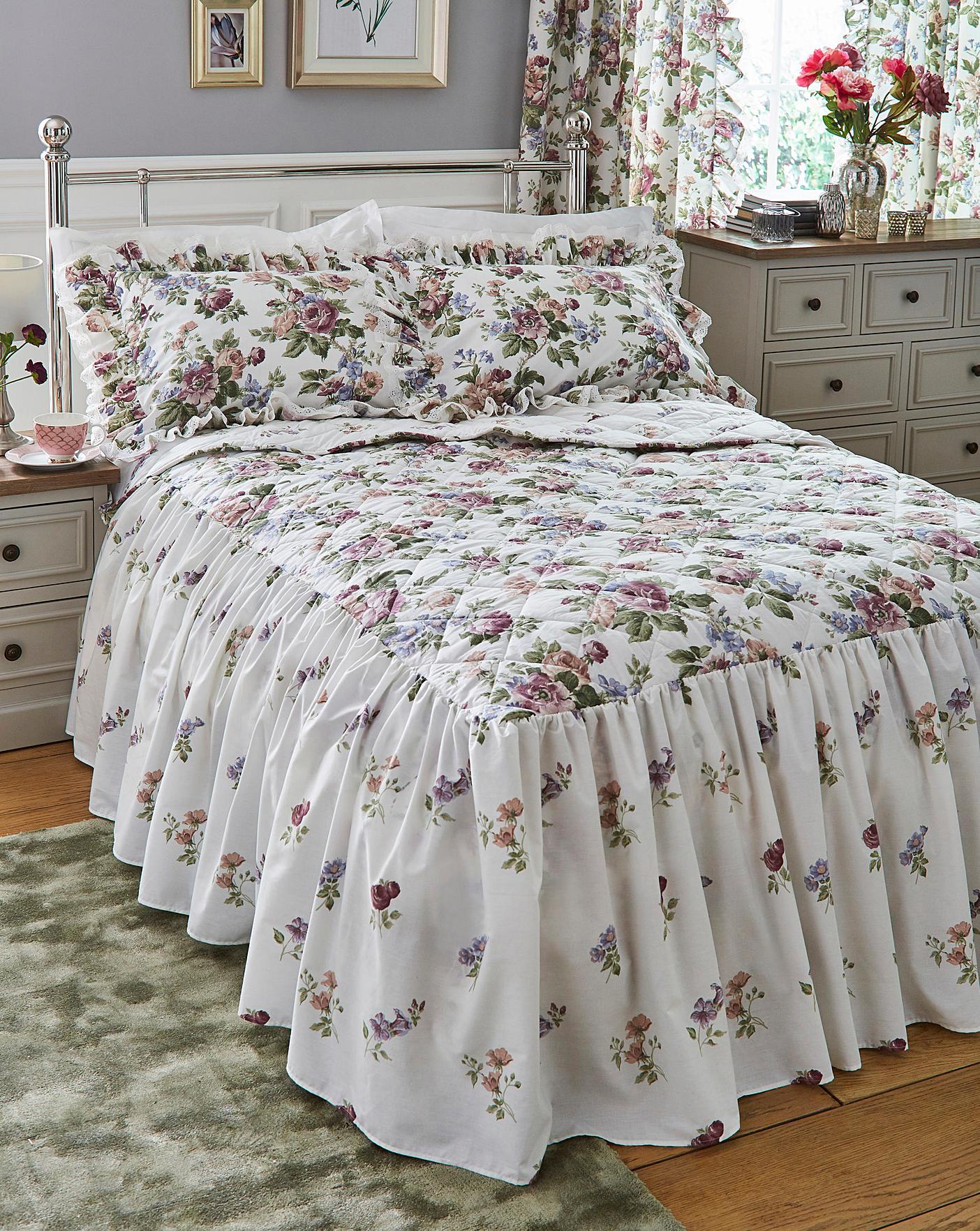 Vantona Victoria Fitted Bedspread House of Bath