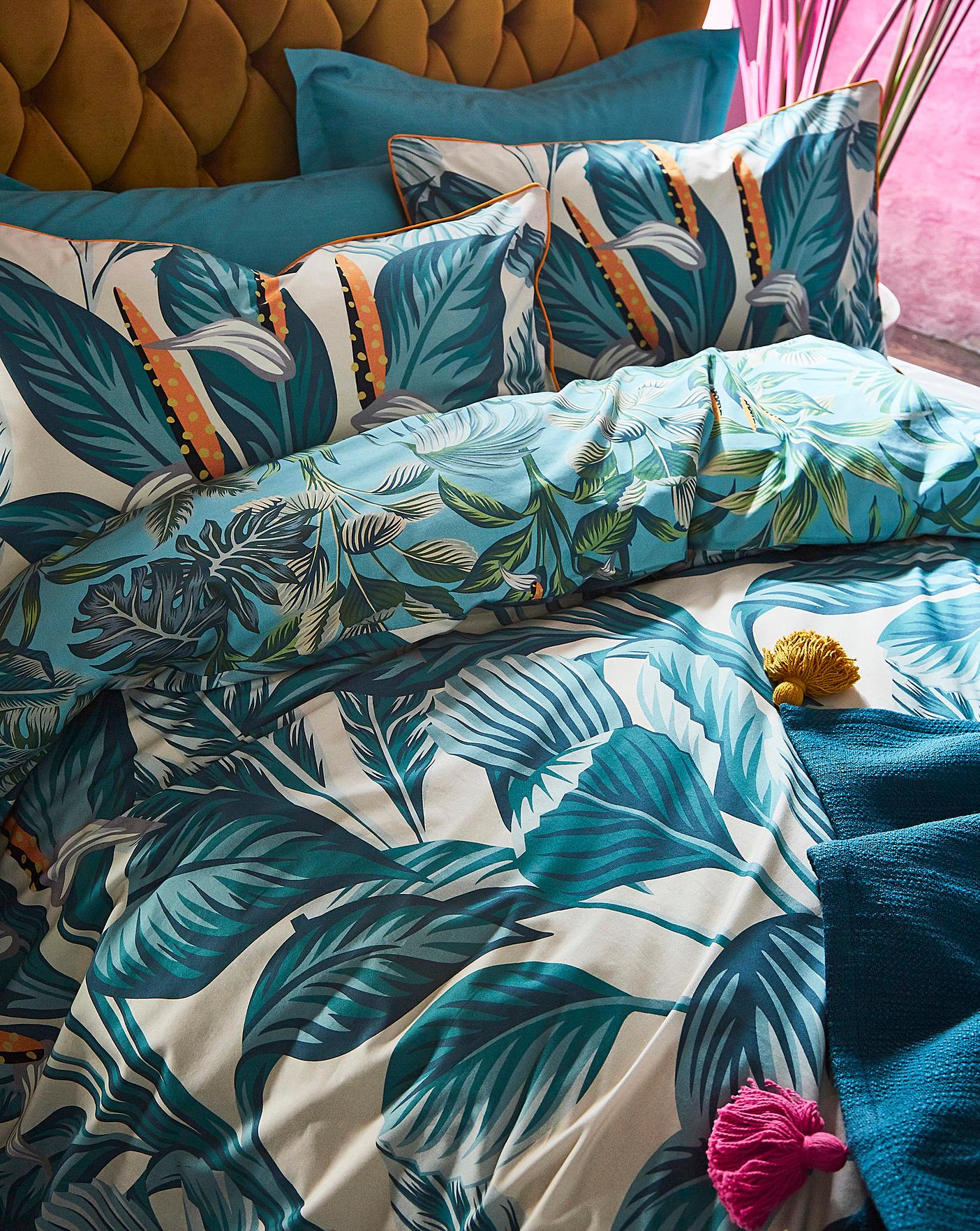 Joe Browns Tropical Printed Duvet Set Simply Be