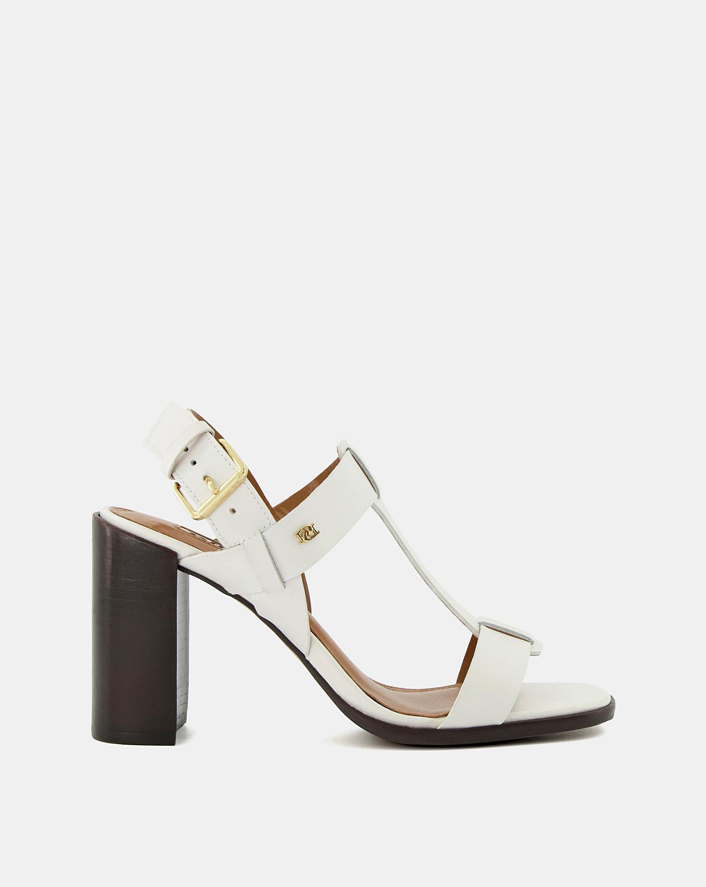 Dune London Women's Matche Ecru Ankle Strap Sandals