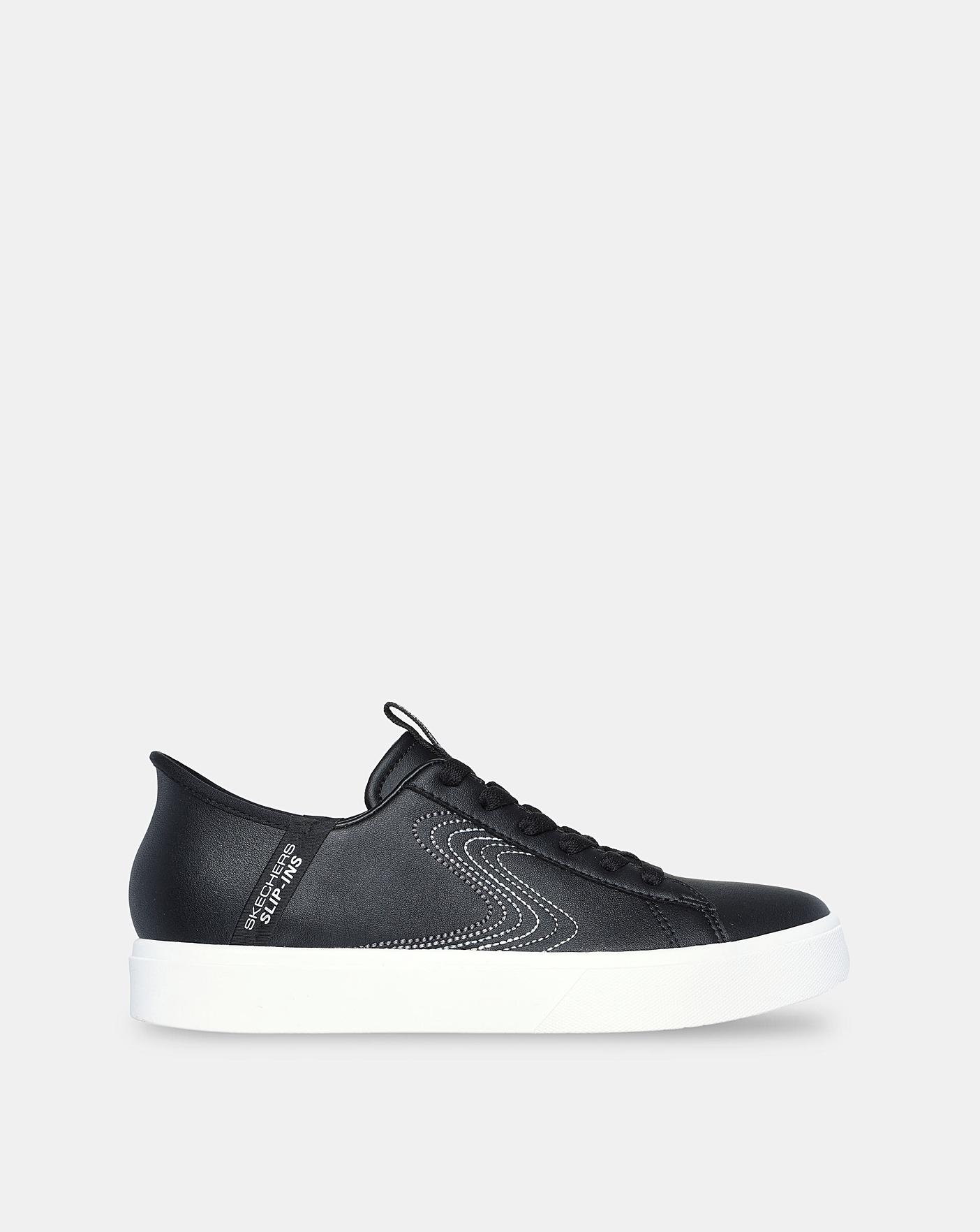 Sketchers on sale leather sneakers