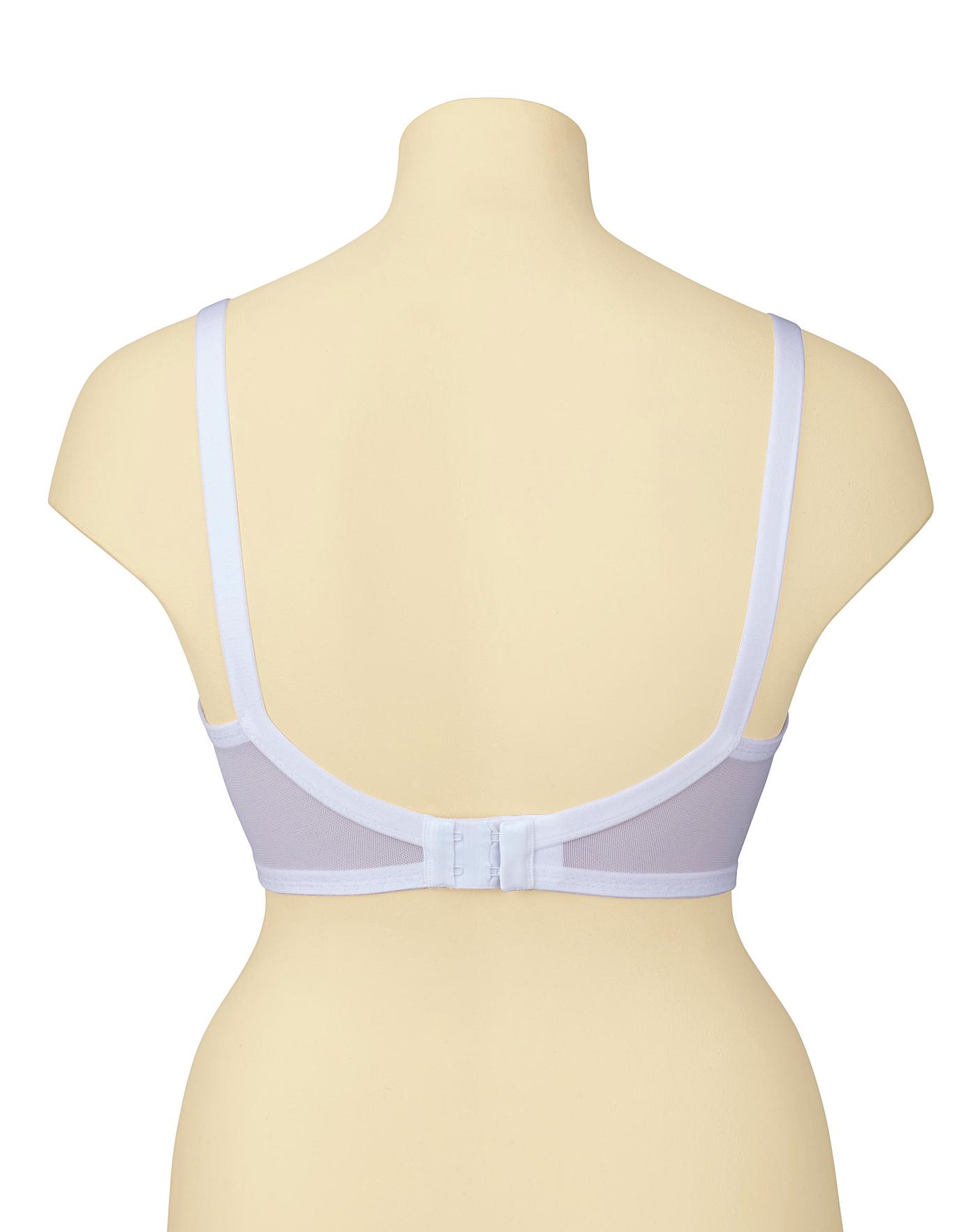 Berlei Heaven Embroidered White Bra Crazy Clearance