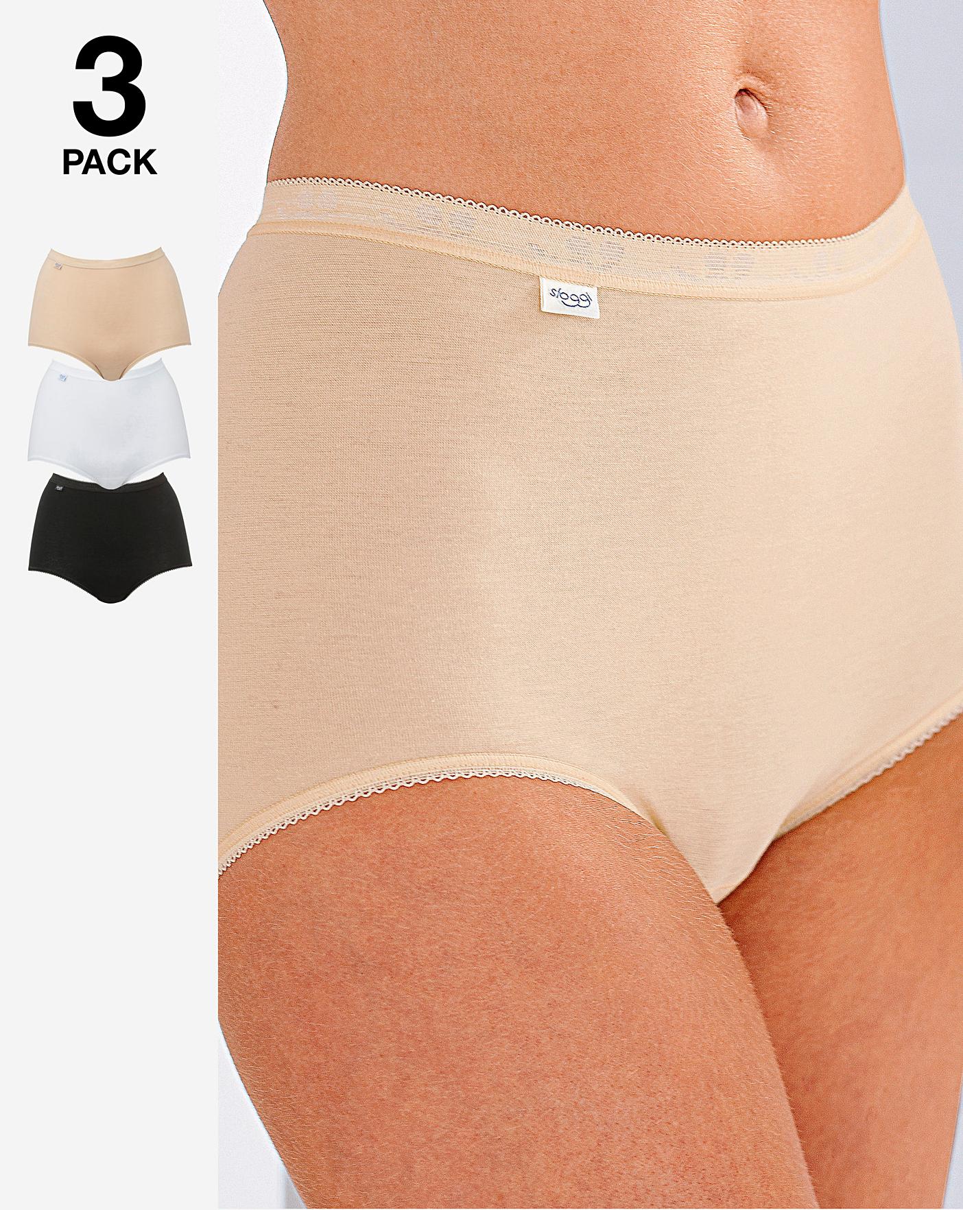 Women's Lollipop Comfort-Leg Cotton Underwear, 3 Pairs