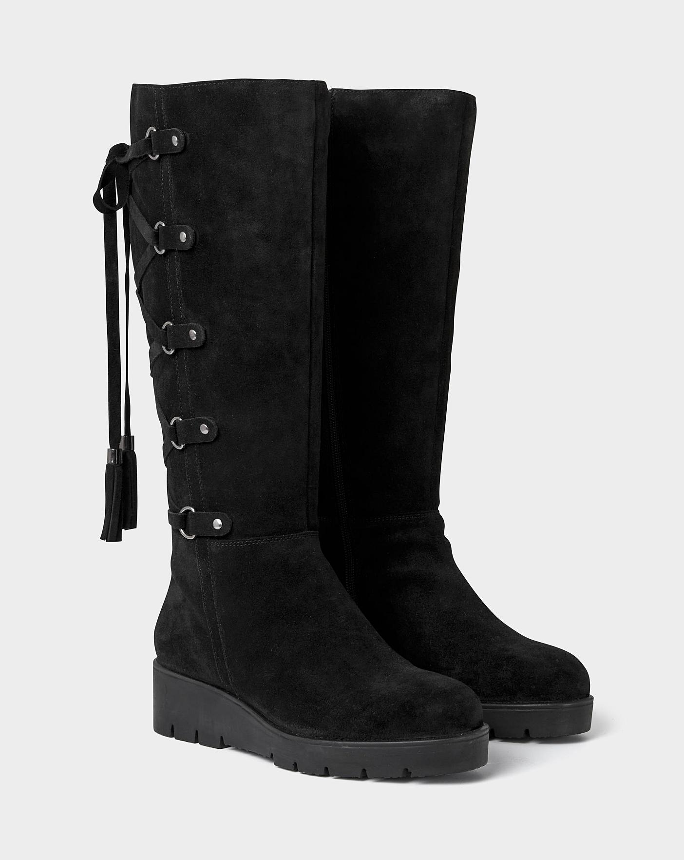 Joe Browns Suede Lace Up Boots EEE | Marisota