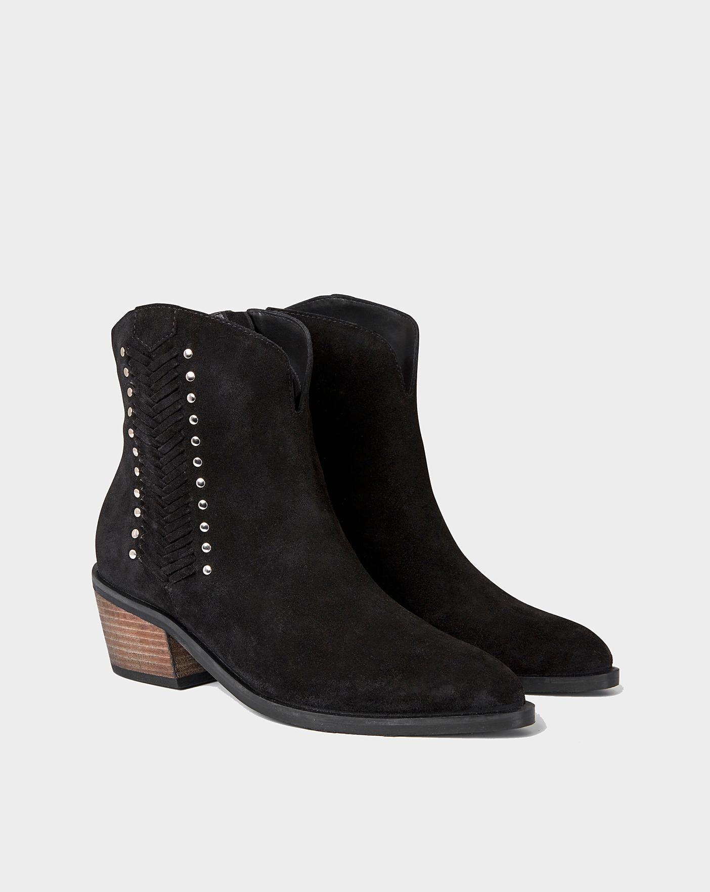 Black suede hot sale boots sale