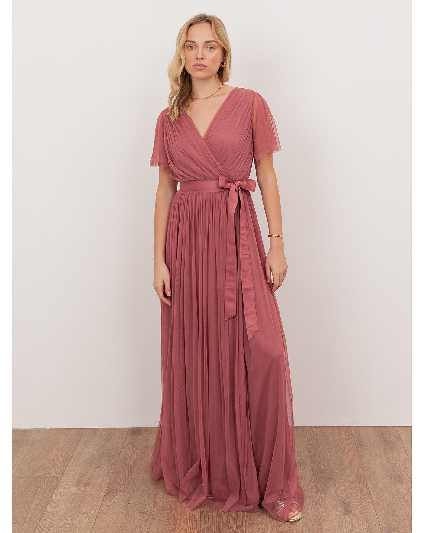 anaya pink dress Azazie Anaya