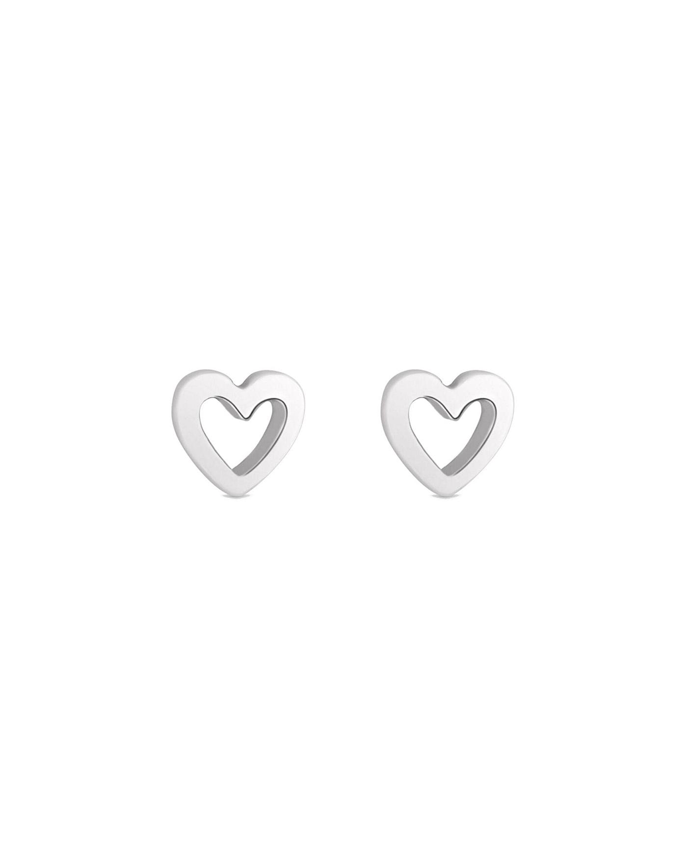 Simply silver earrings top