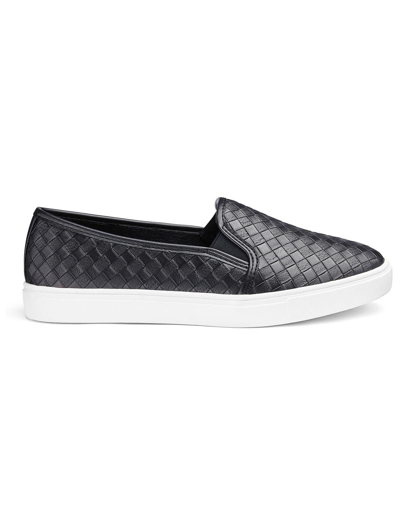 extra wide slip on sneakers