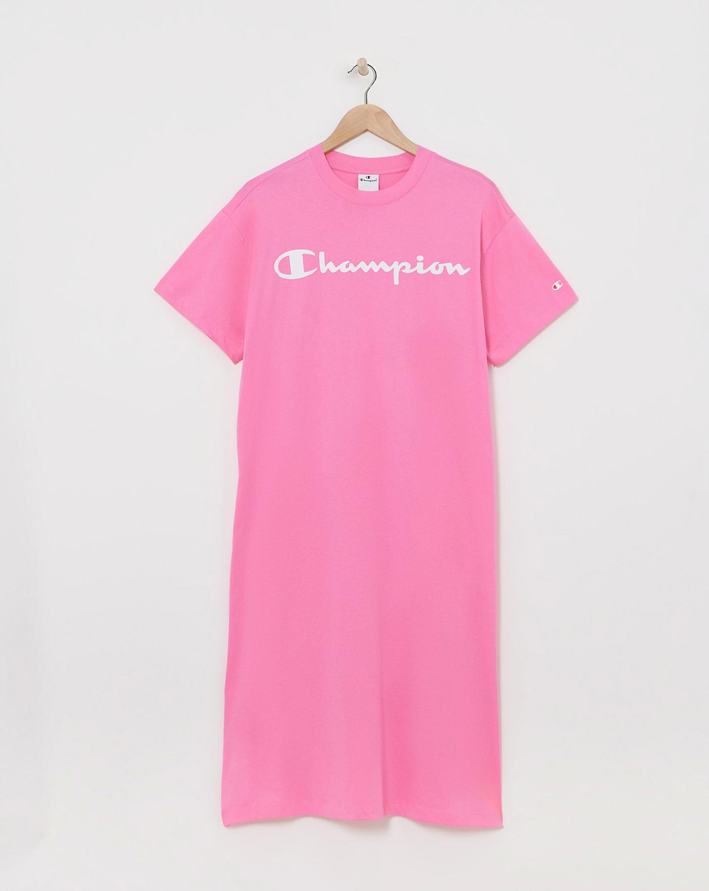 open lace back dress Match Point Tennis Dress, Embroidered Script Logo – Champion main image 0