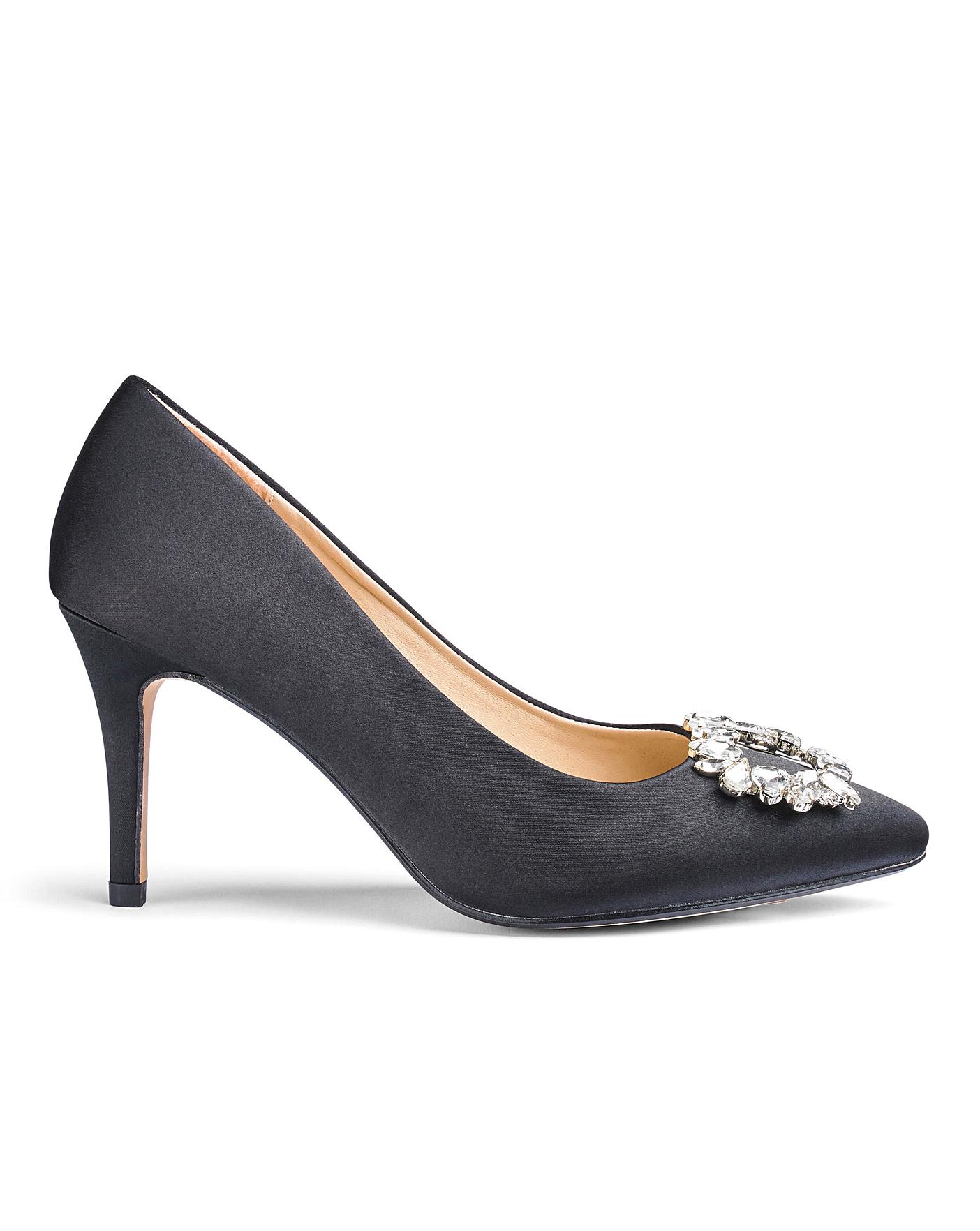 Satin Occasion Shoes EEE Fit | Simply Be