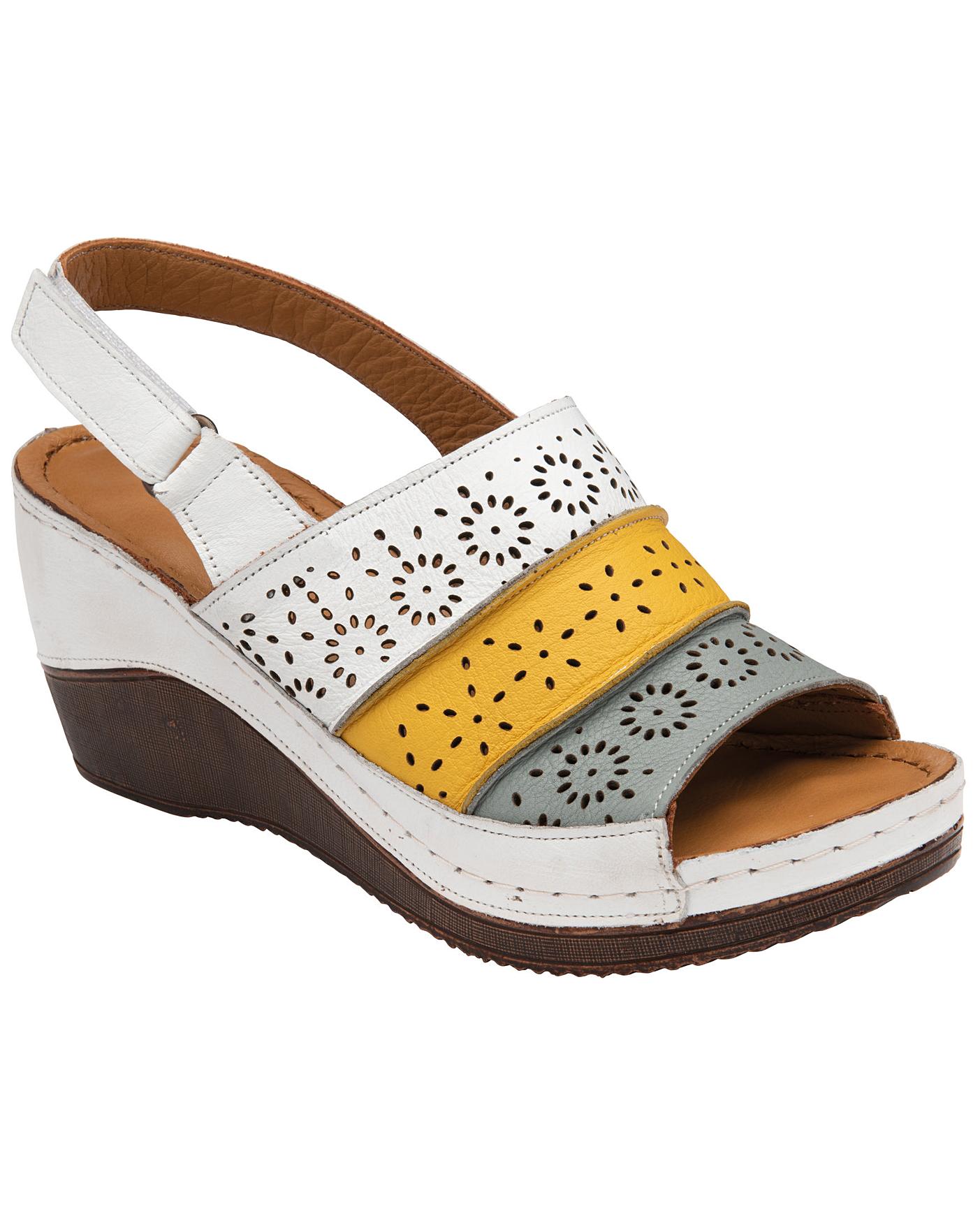 Lotus discount wedge sandals