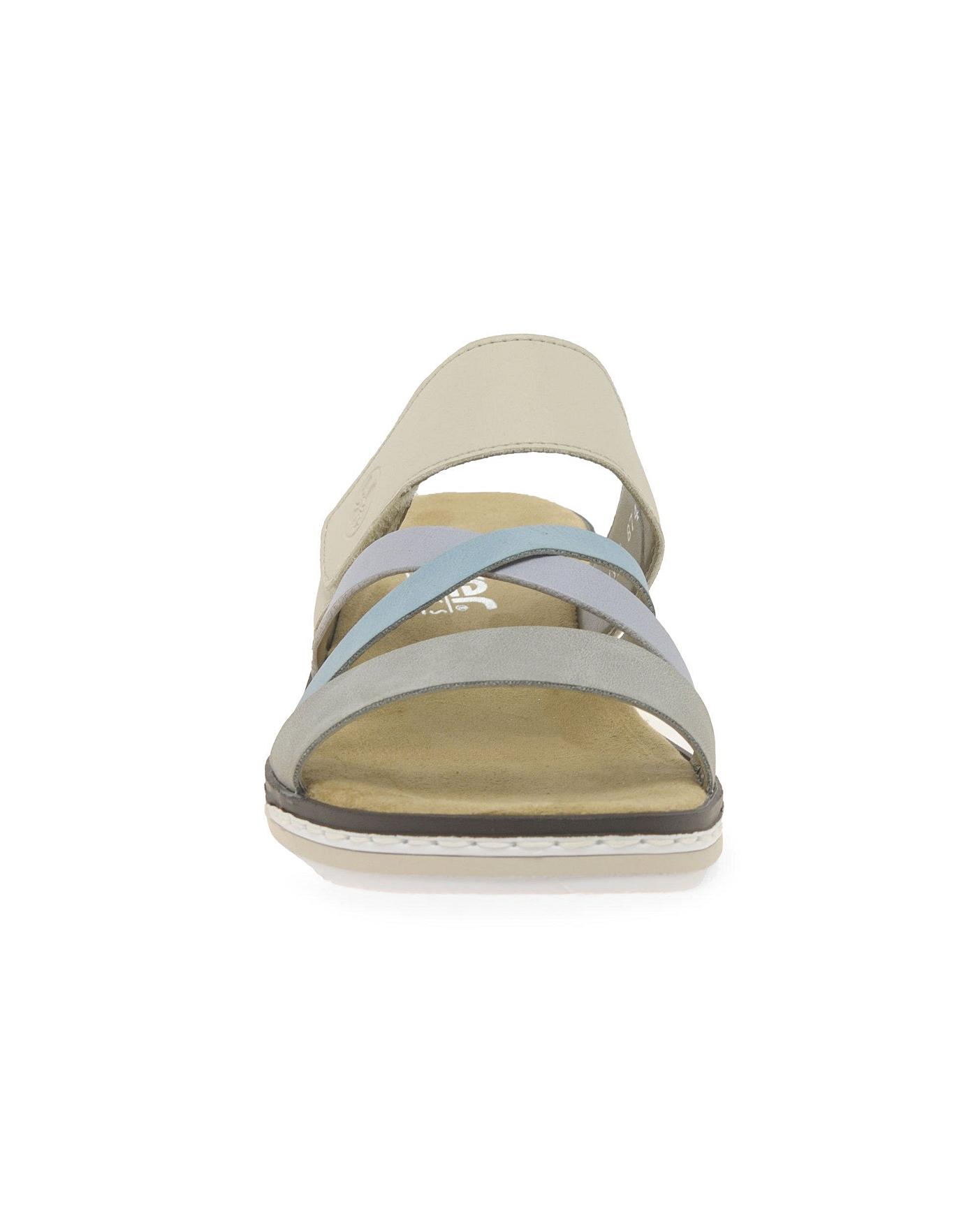 Rieker Faye Womens Low Wedge Sandals J D Williams