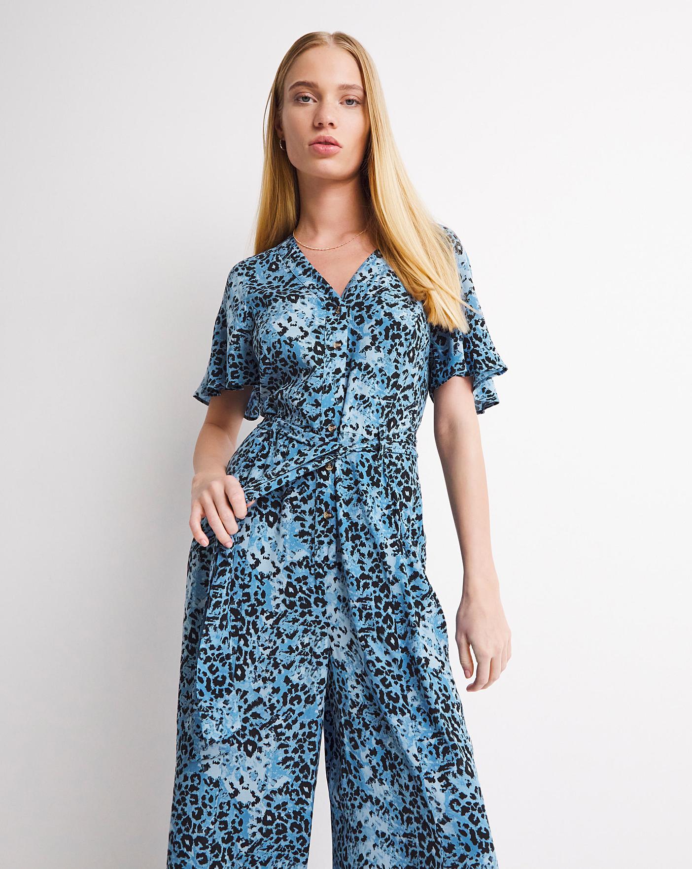 Whistles Hyena Spot Jemma Jumpsuit J D Williams