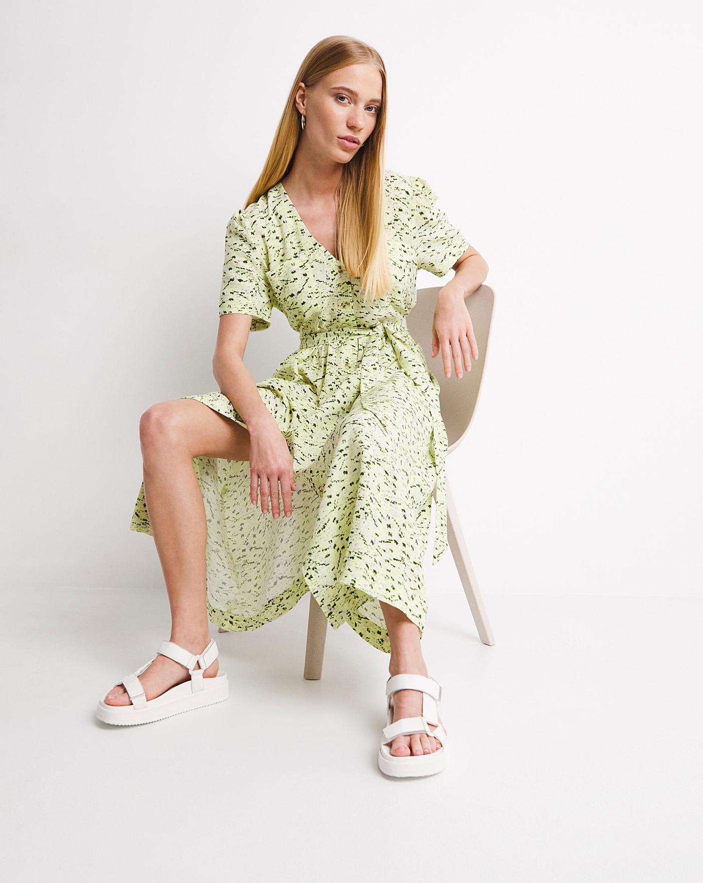 Faithfull the brand marta midi cheap dress