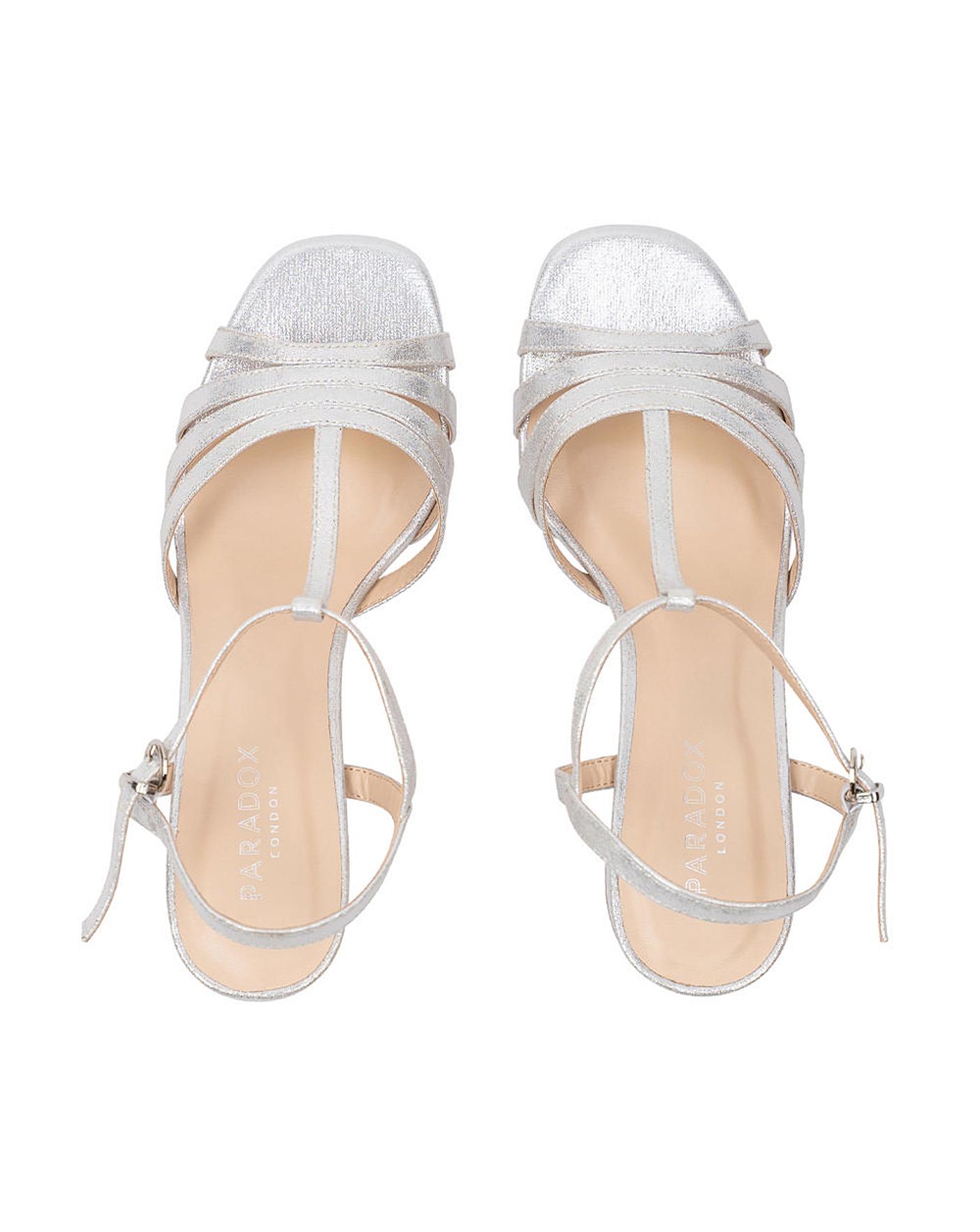 Paradox silver sandals on sale