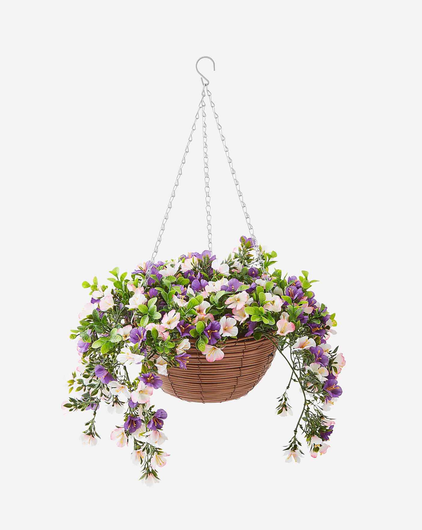 Artificial Petunia Hanging Basket | Ambrose Wilson