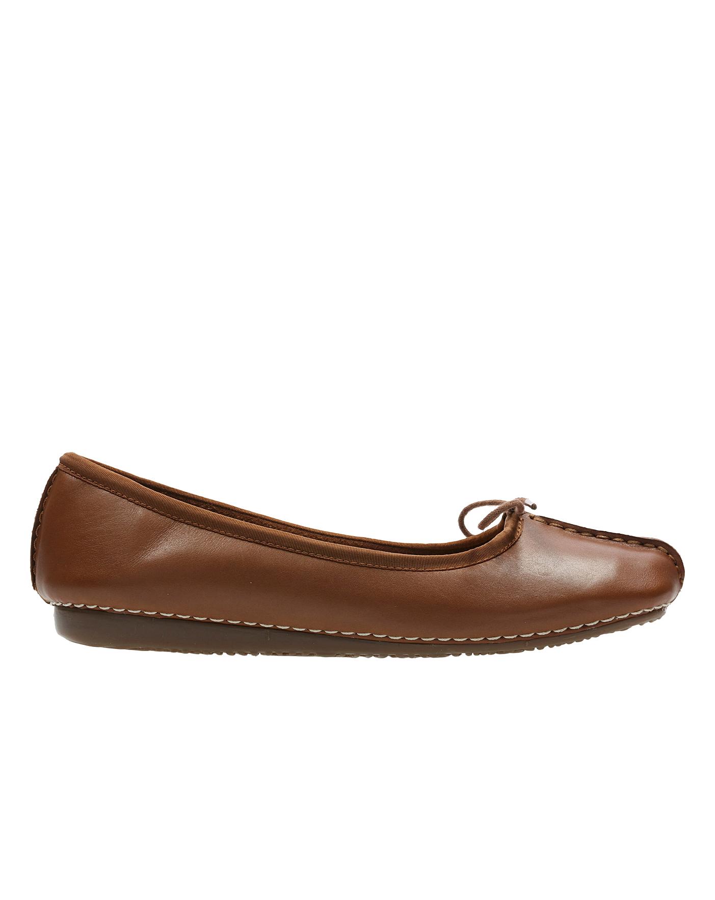 Ladies Clarks Freckle Ice Leather 