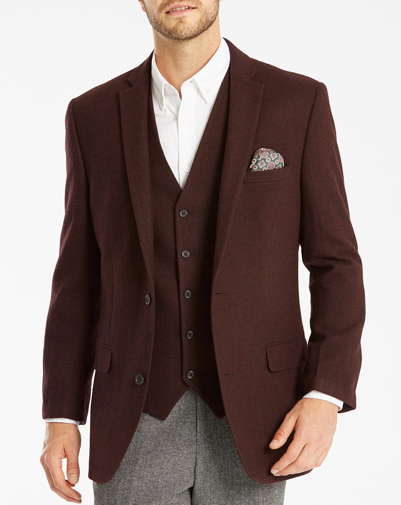 Jacamo tweed jacket Clearance