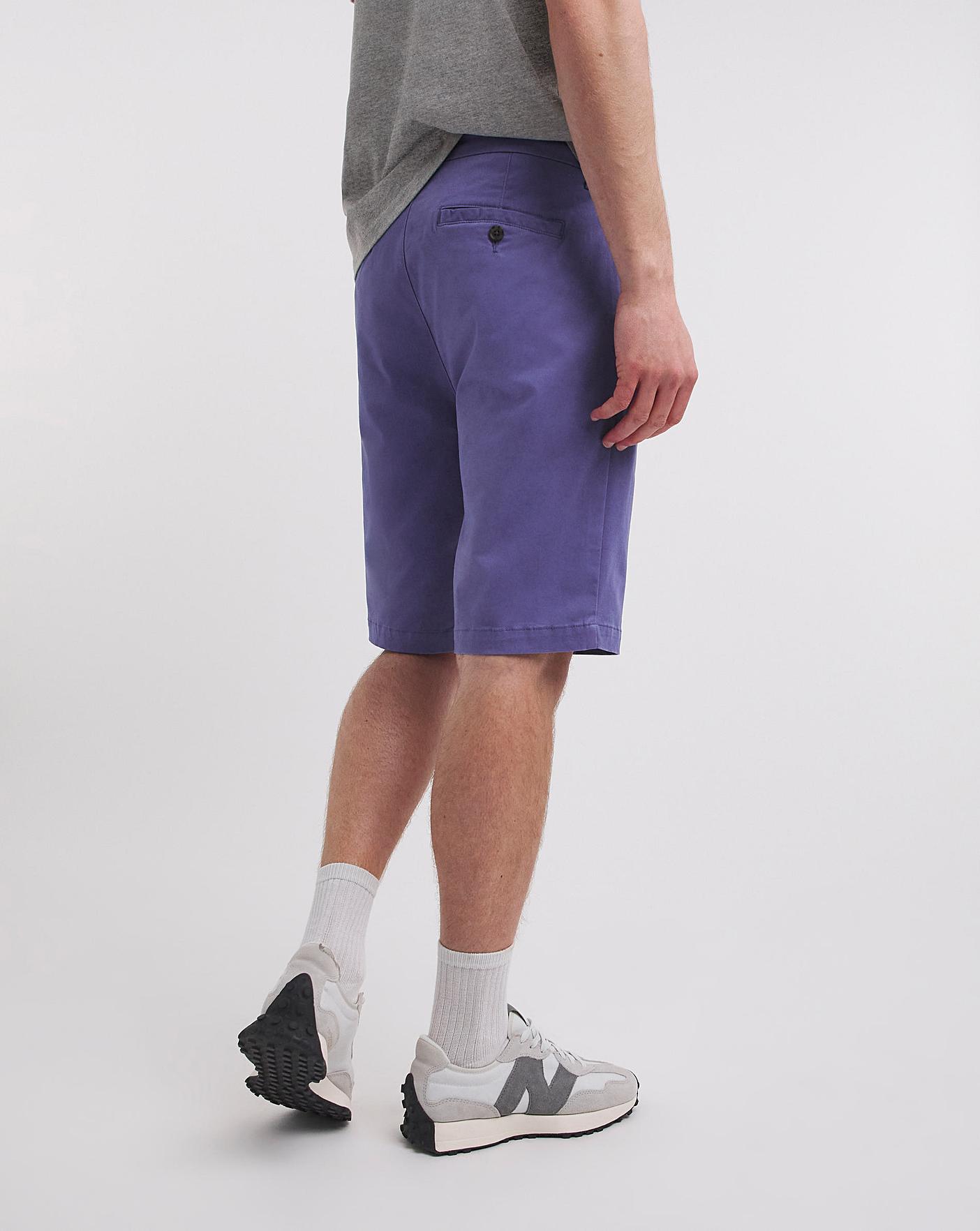 Mens purple hot sale chino shorts