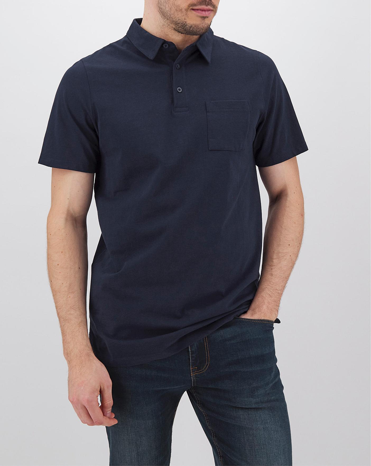 navy polo shirt outfit