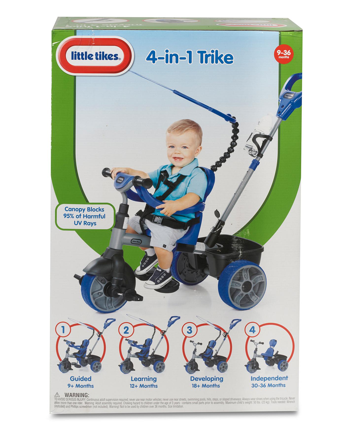 tricycle little tikes notice