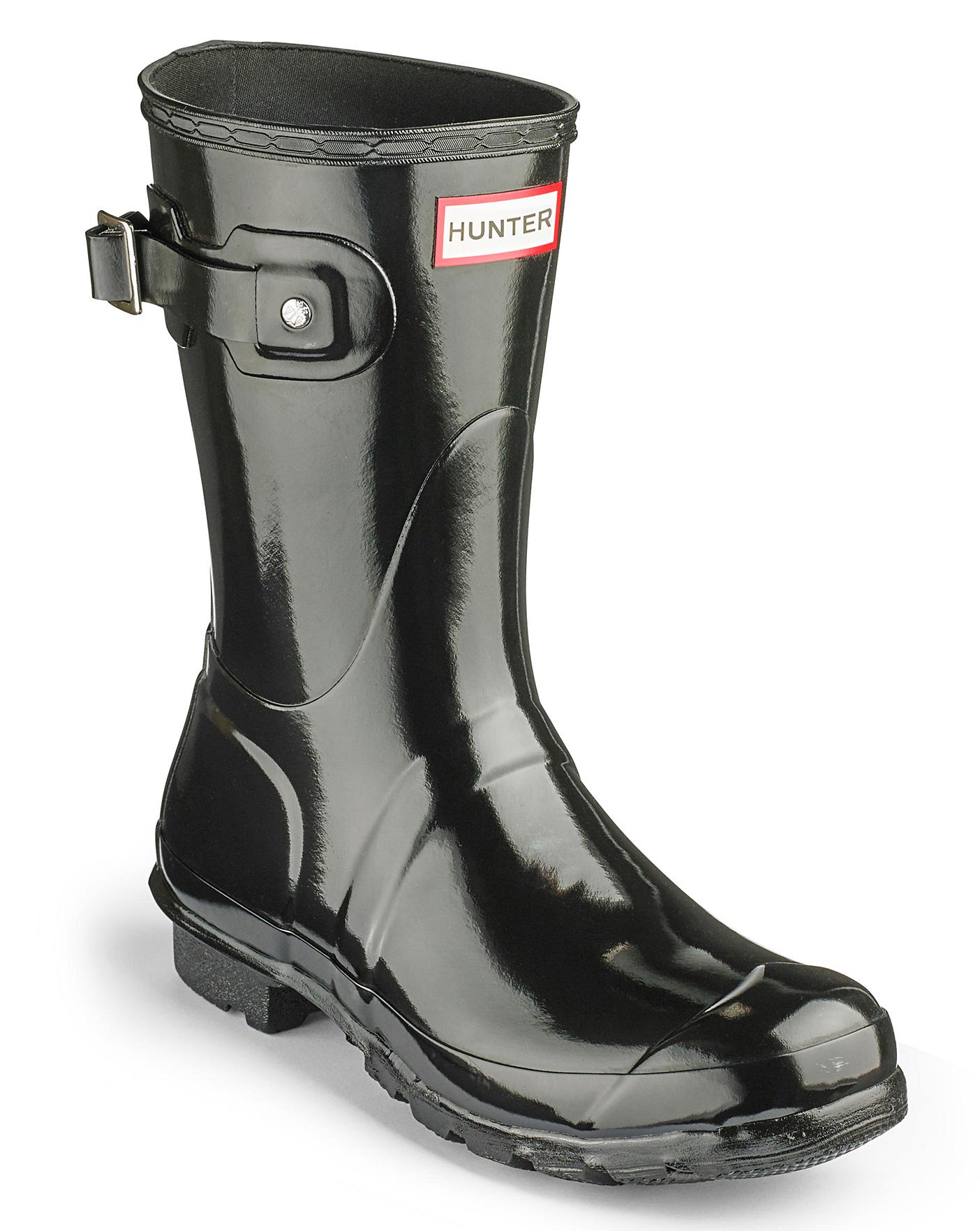 Hunter Short Gloss Wellies | Oxendales