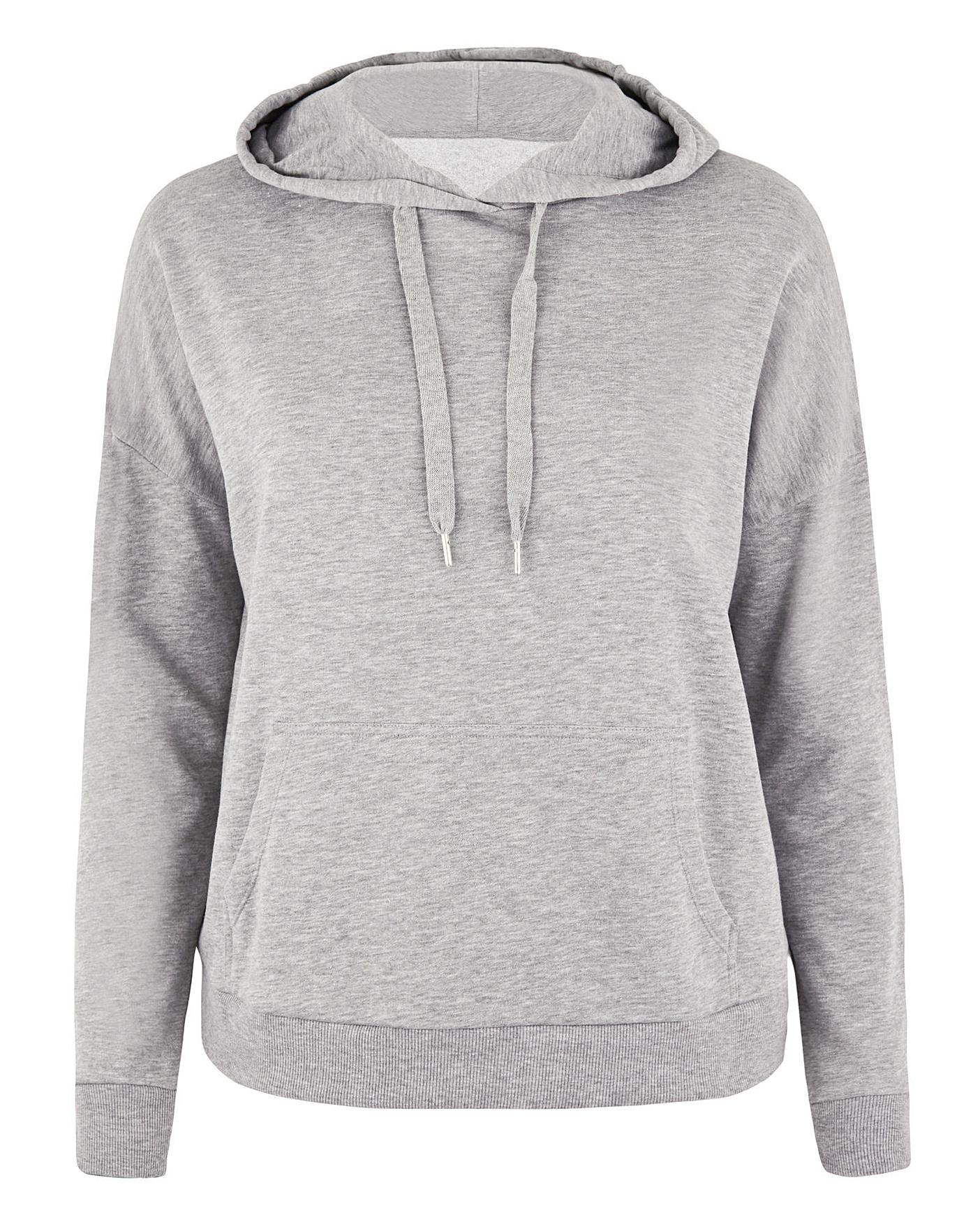 marl grey hoodie