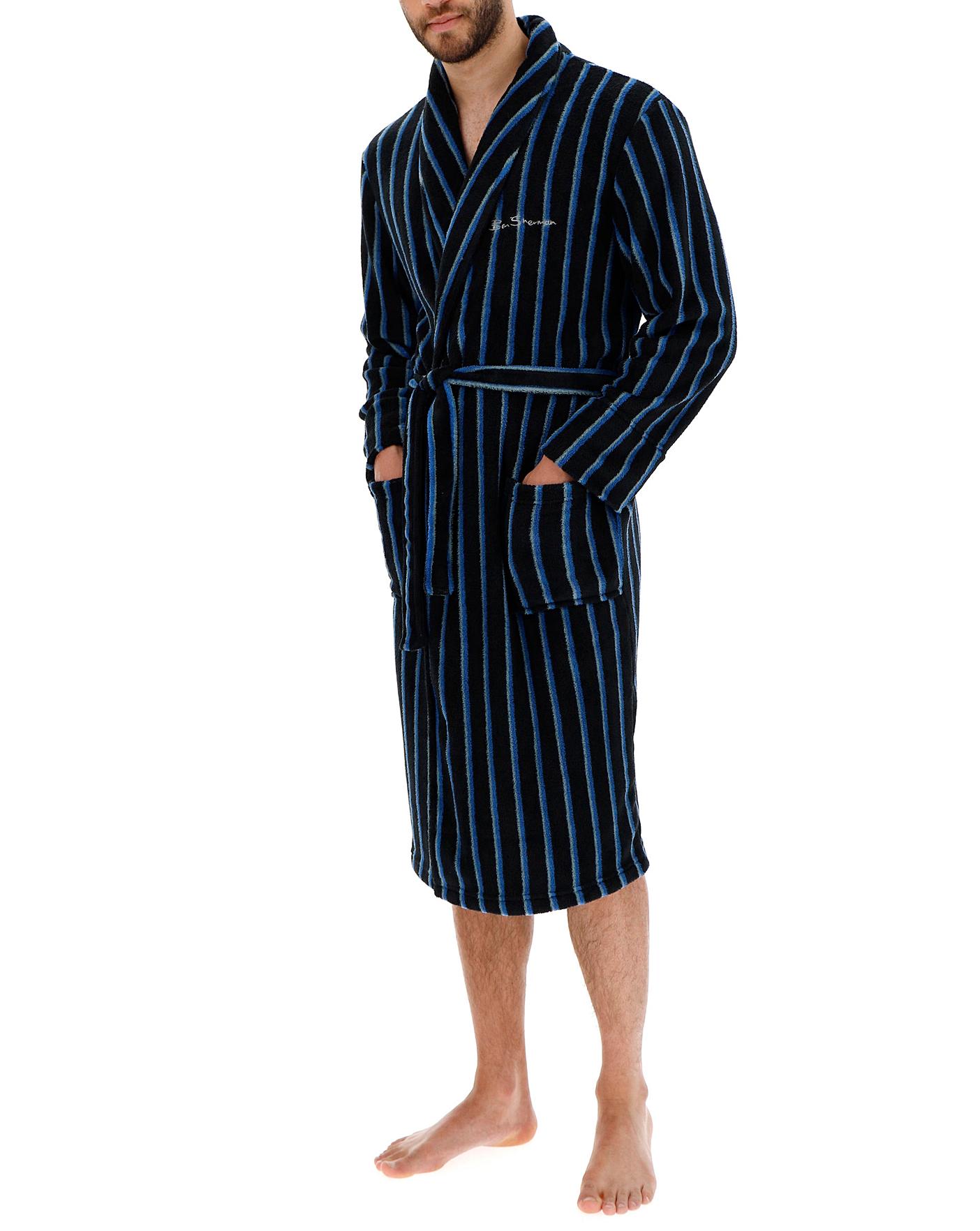 Ben Sherman Stripe Dressing Gown | Jacamo