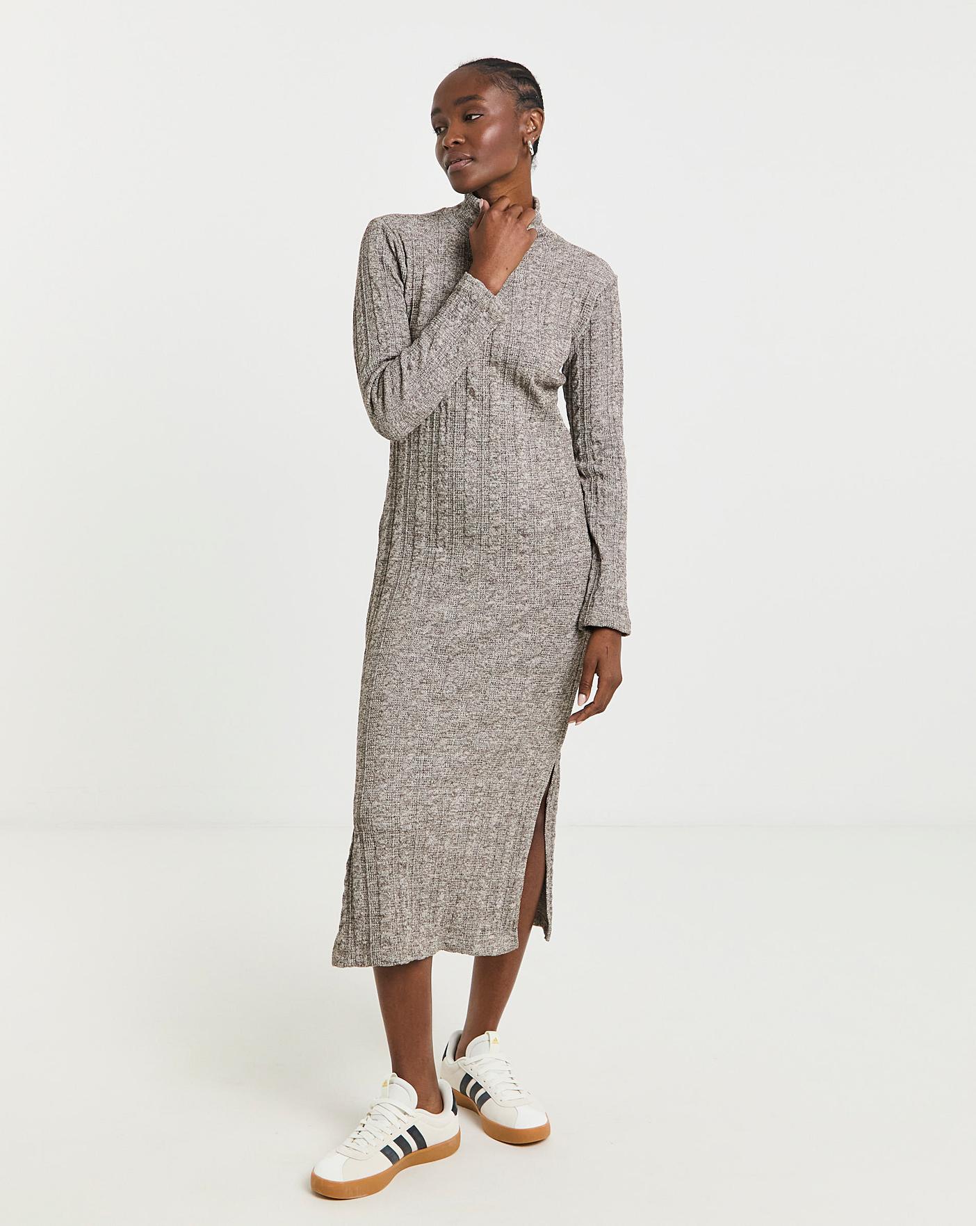 Native Youth Cable Knit Maxi Dress Simply Be