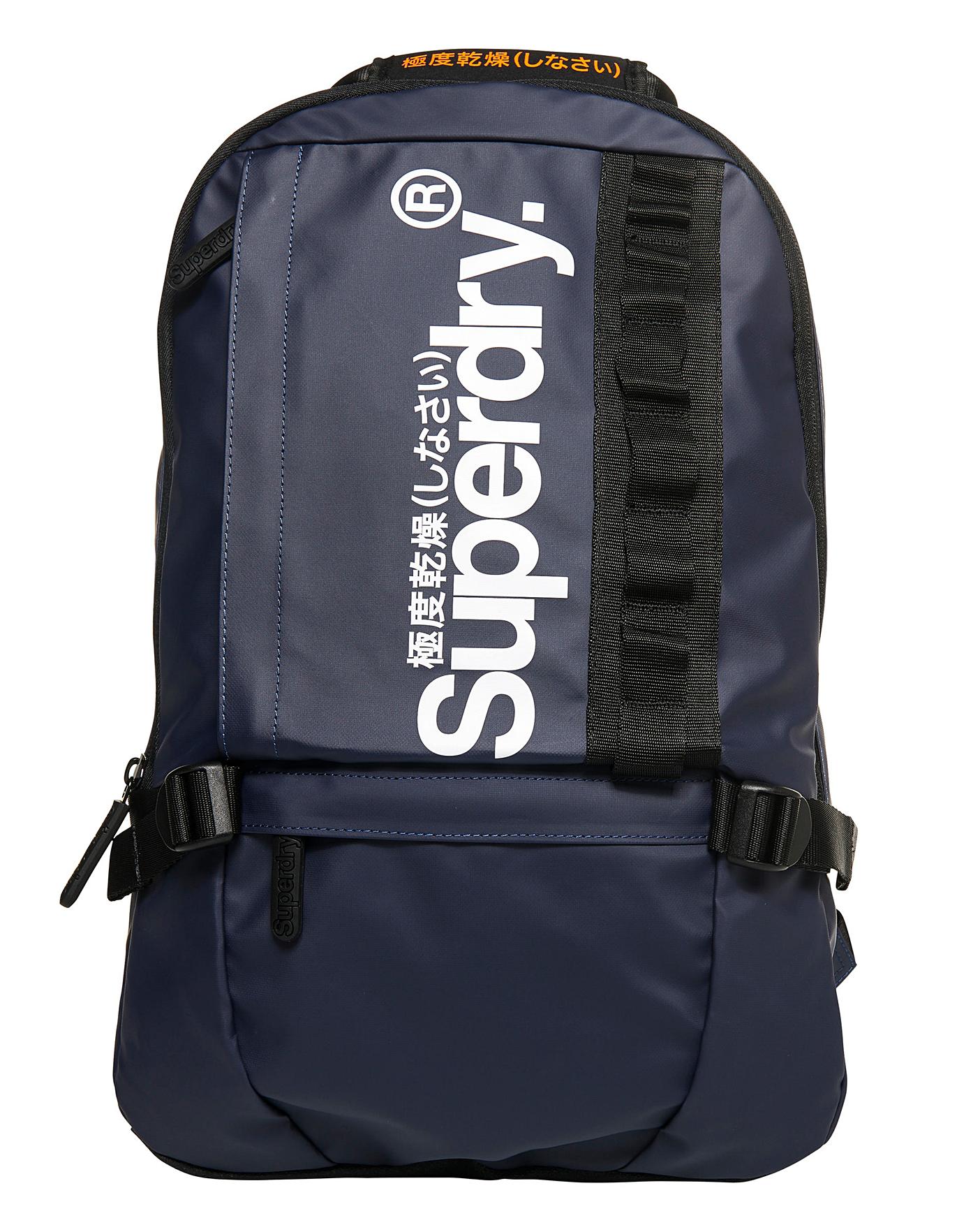 superdry line tarp backpack