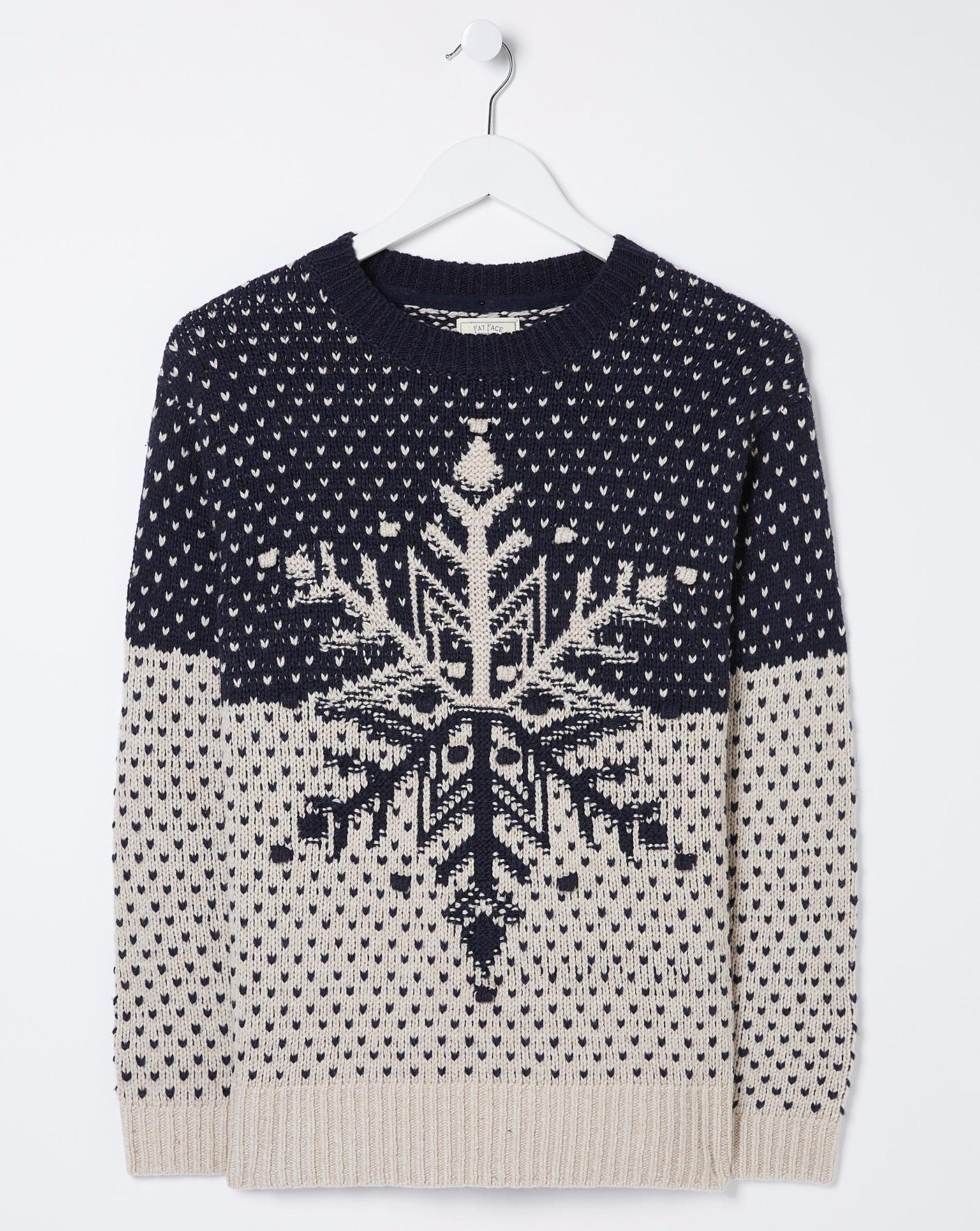 FatFace Snowflake Jumper J D Williams