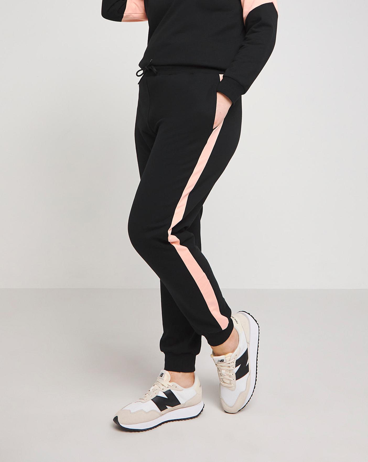 Grey double side stripe jogger hot sale