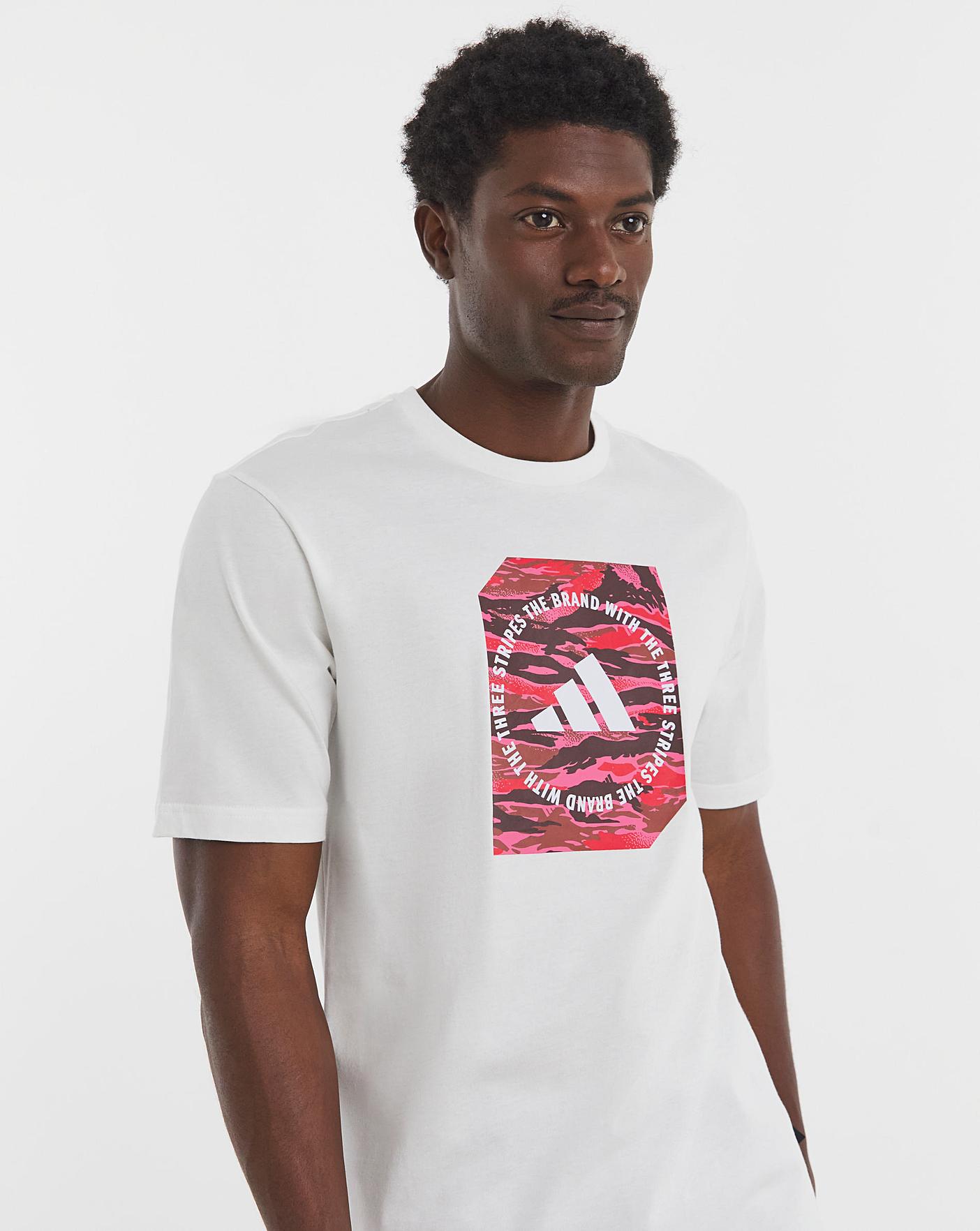 adidas Camo Box Logo T-Shirt | Oxendales
