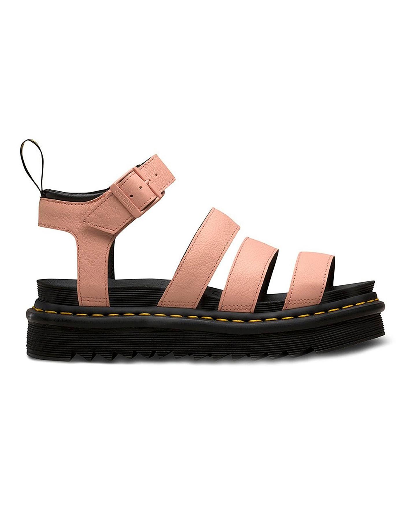 tan dr marten sandals