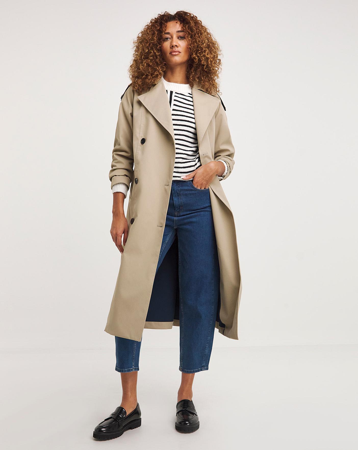 Vero Moda trench coat in camel