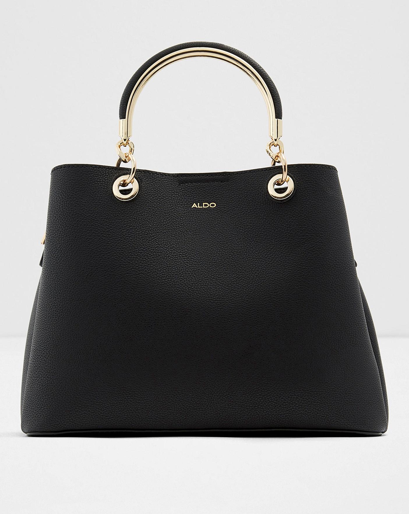 Aldo Suroine Black Handle Tote Bag