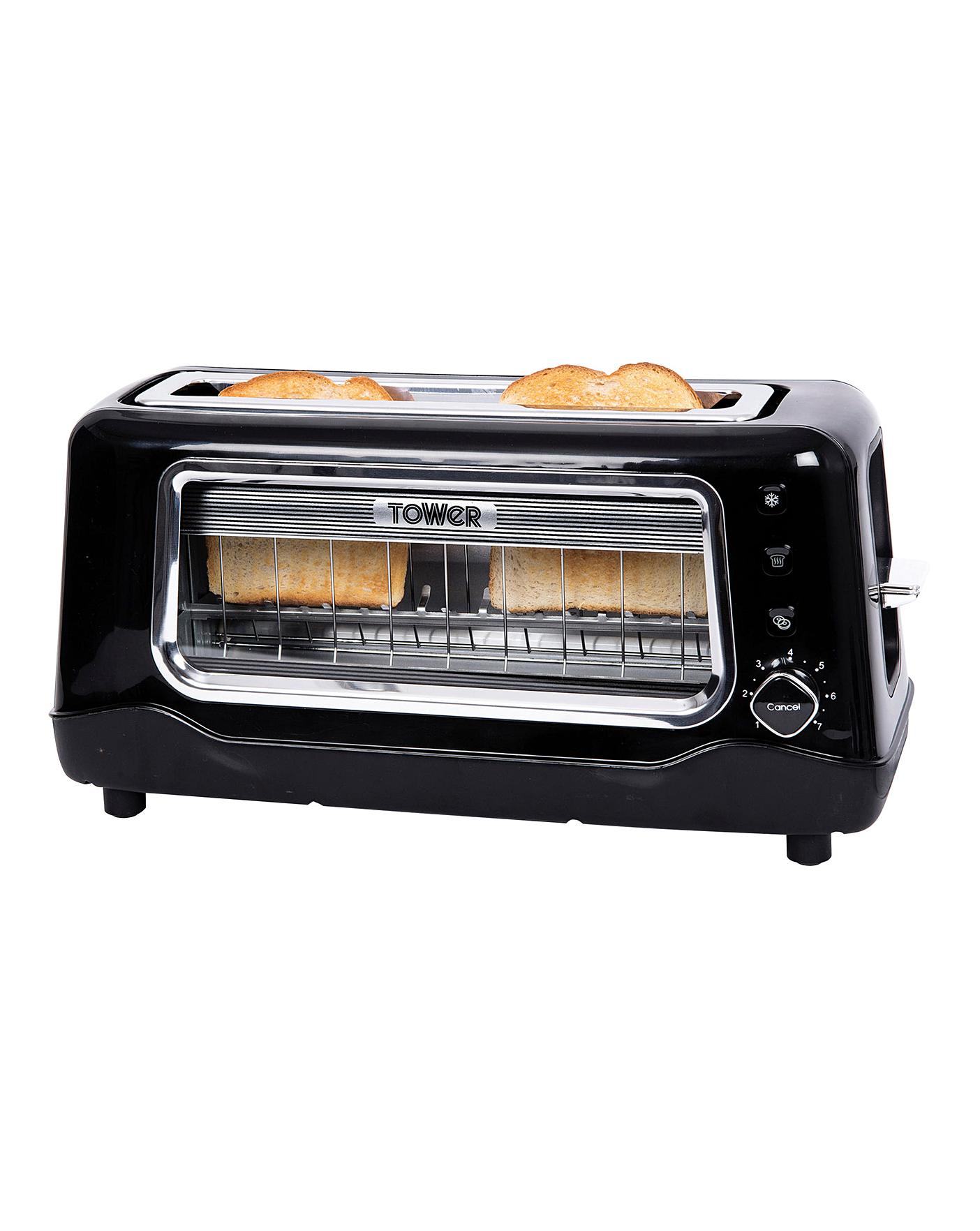 Tower 2 Slice See Through Toaster House of Bath