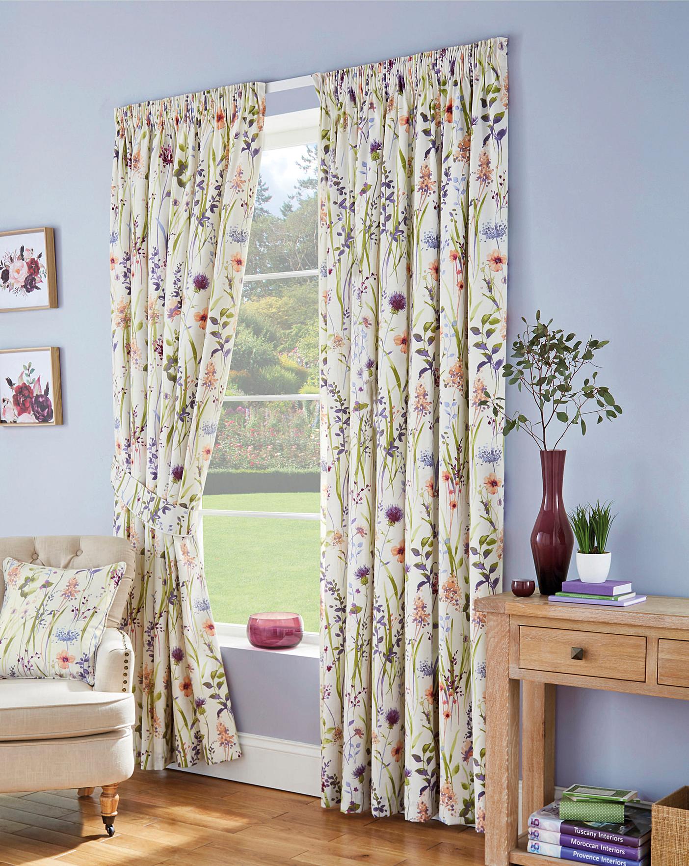 Fully Lined Machine Washable Curtains House of Bath