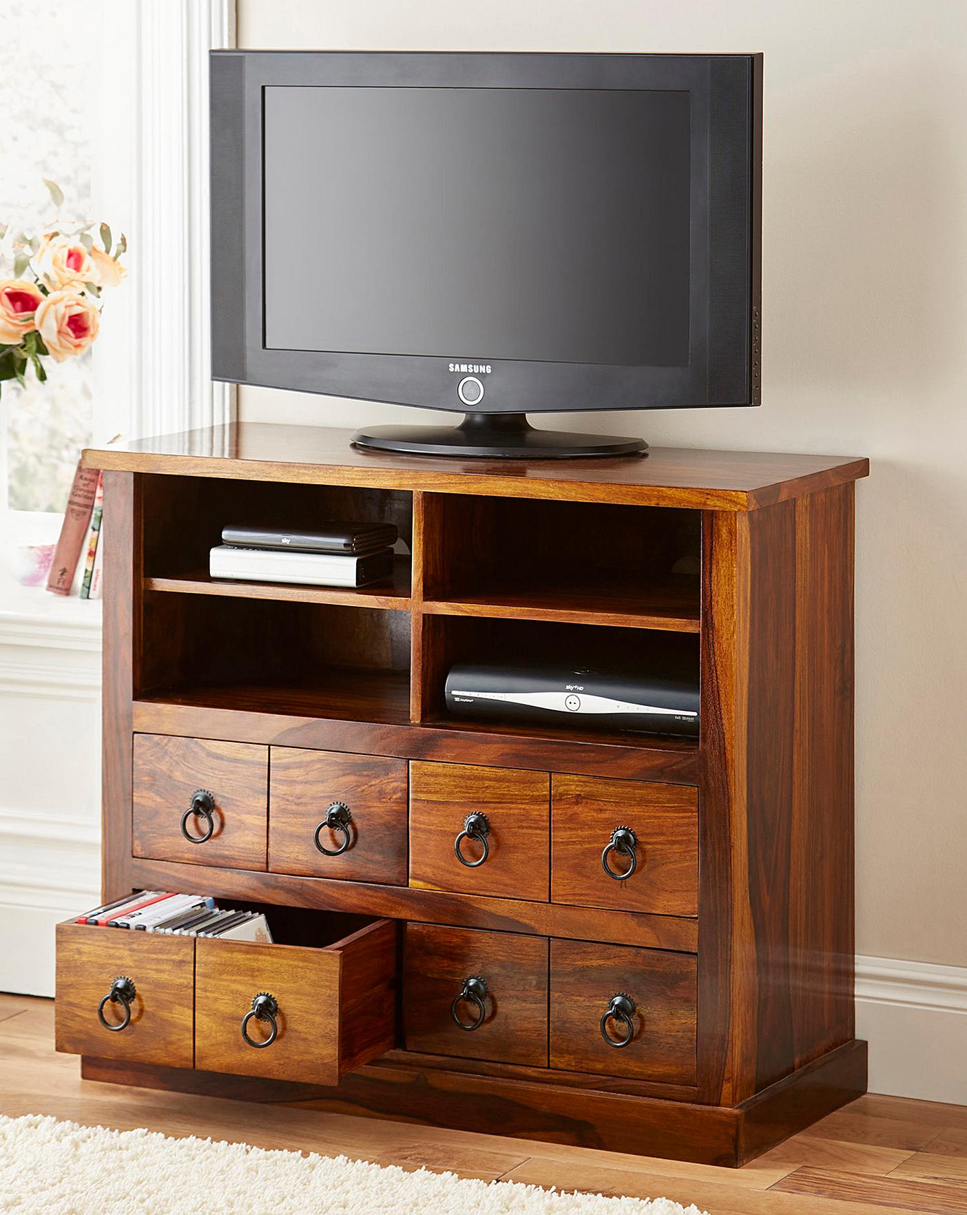 Solid Wood Tv Cabinet And Store Oxendales