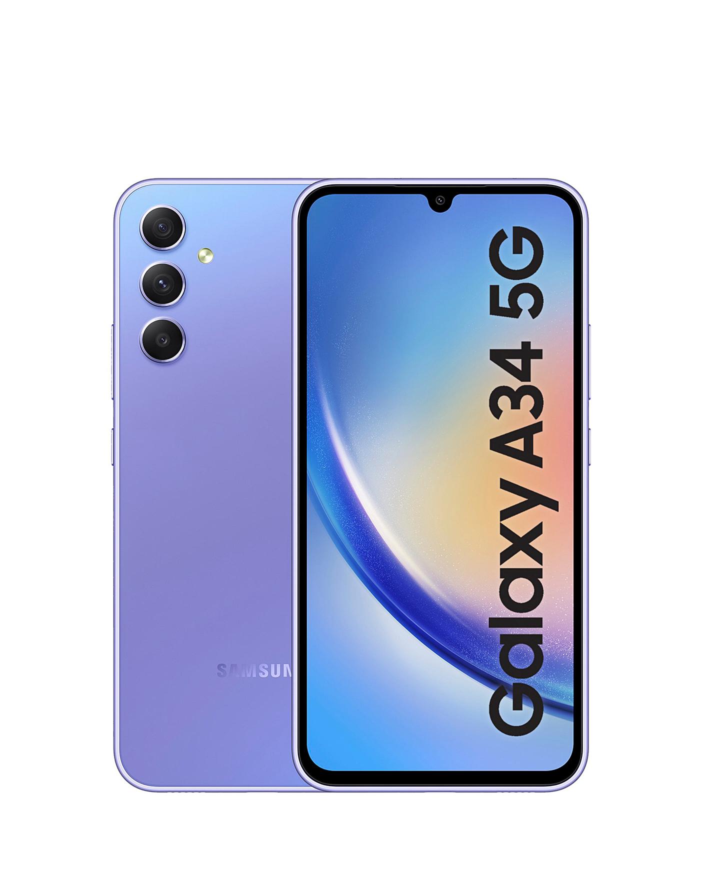 Samsung Galaxy A34 5G 256GB - Violet | J D Williams