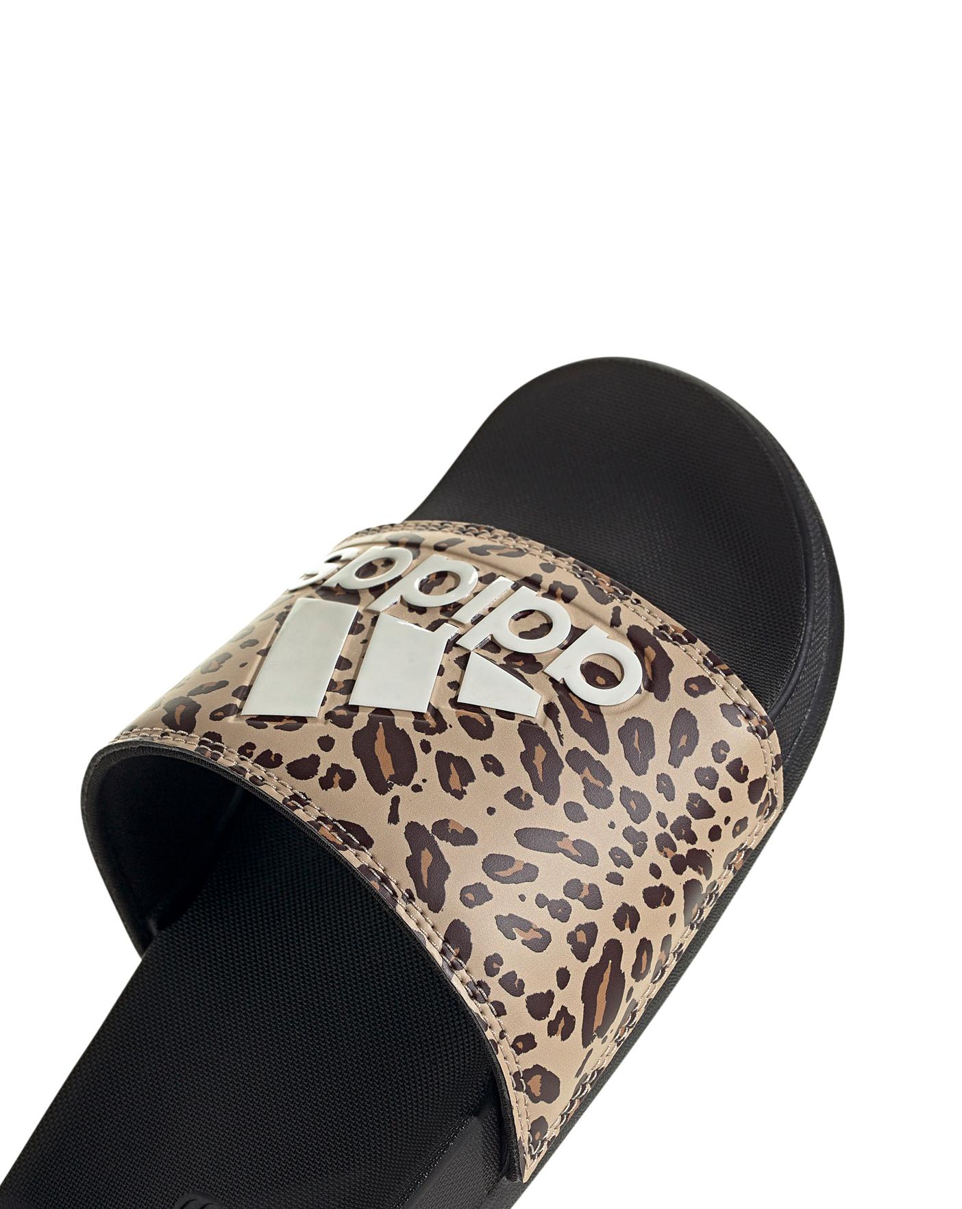 Adilette slides leopard online