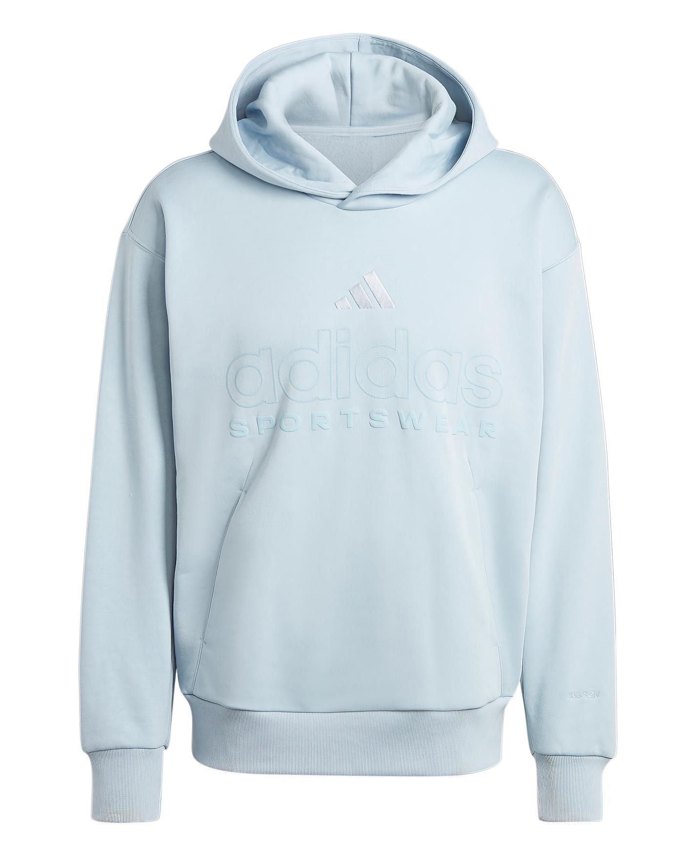 Adidas all white hoodie deals