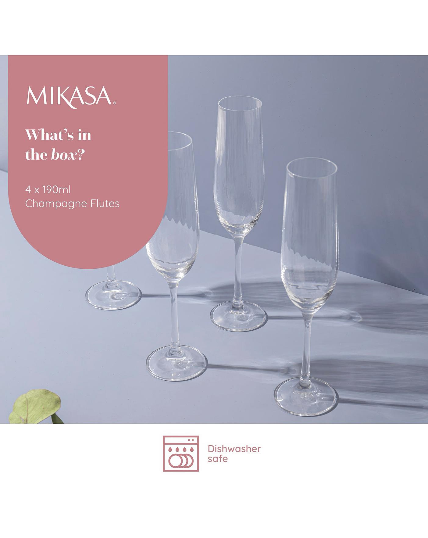 Mikasa Treviso Flute Glass Set