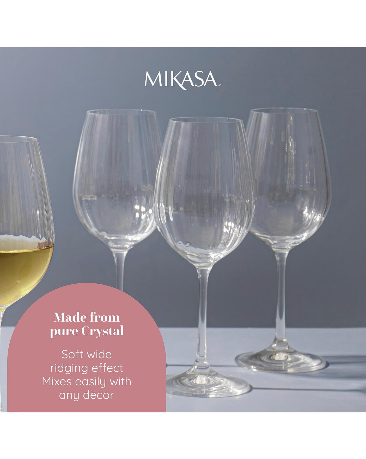 Mikasa Treviso White Wine Glass Set