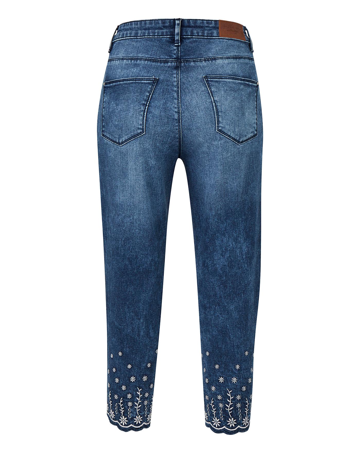 jd williams cropped jeans