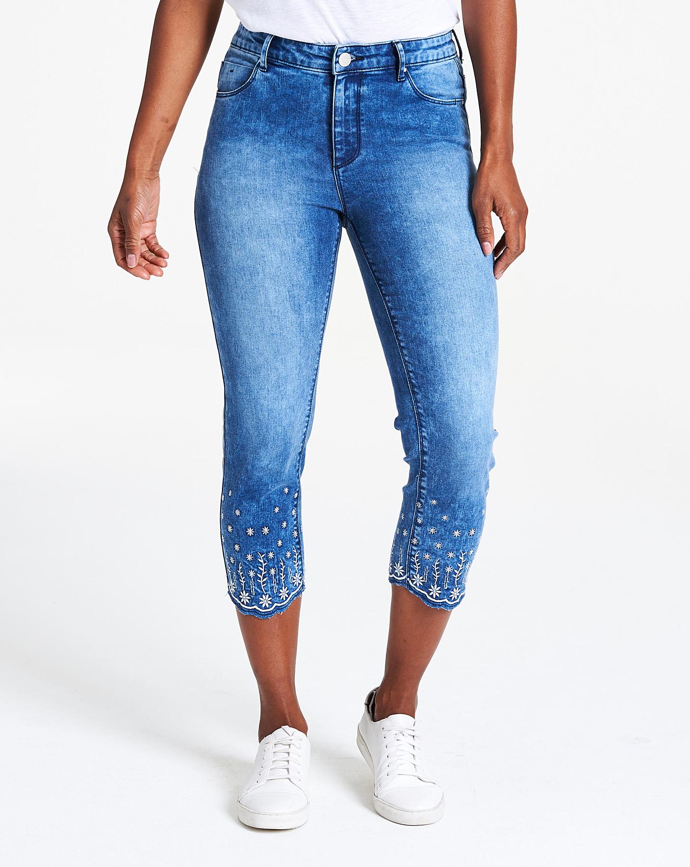 jd williams cropped jeans