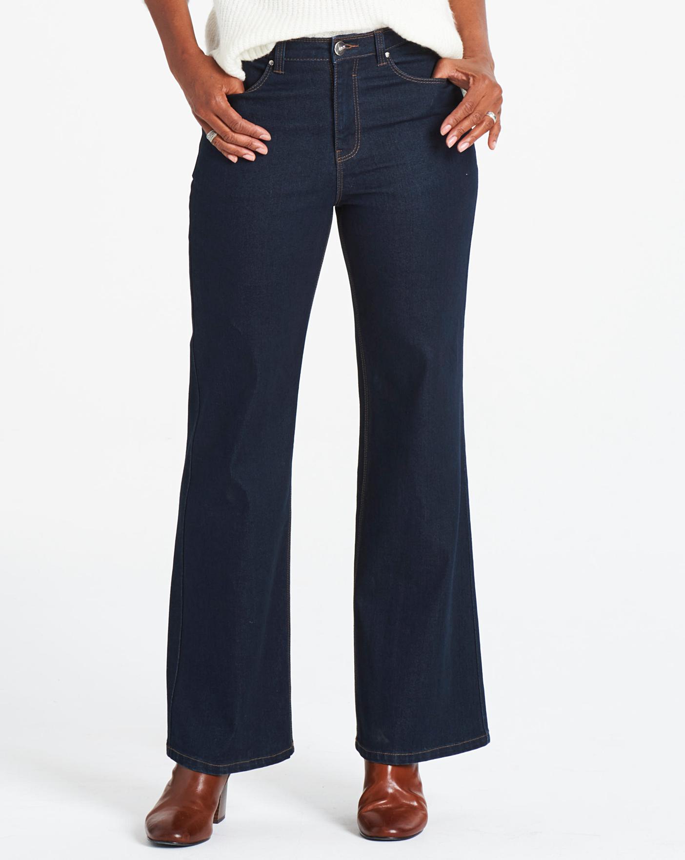 Indigo Everyday Wide Leg Jeans Long | Oxendales