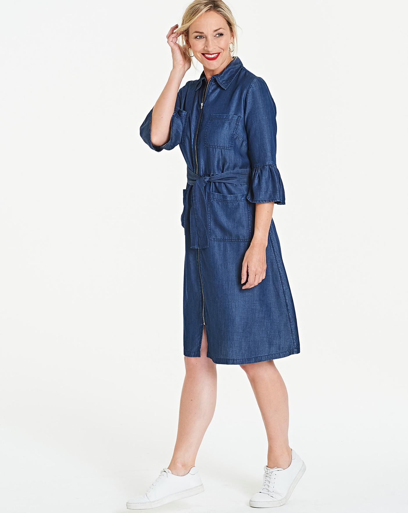 denim dress roman originals