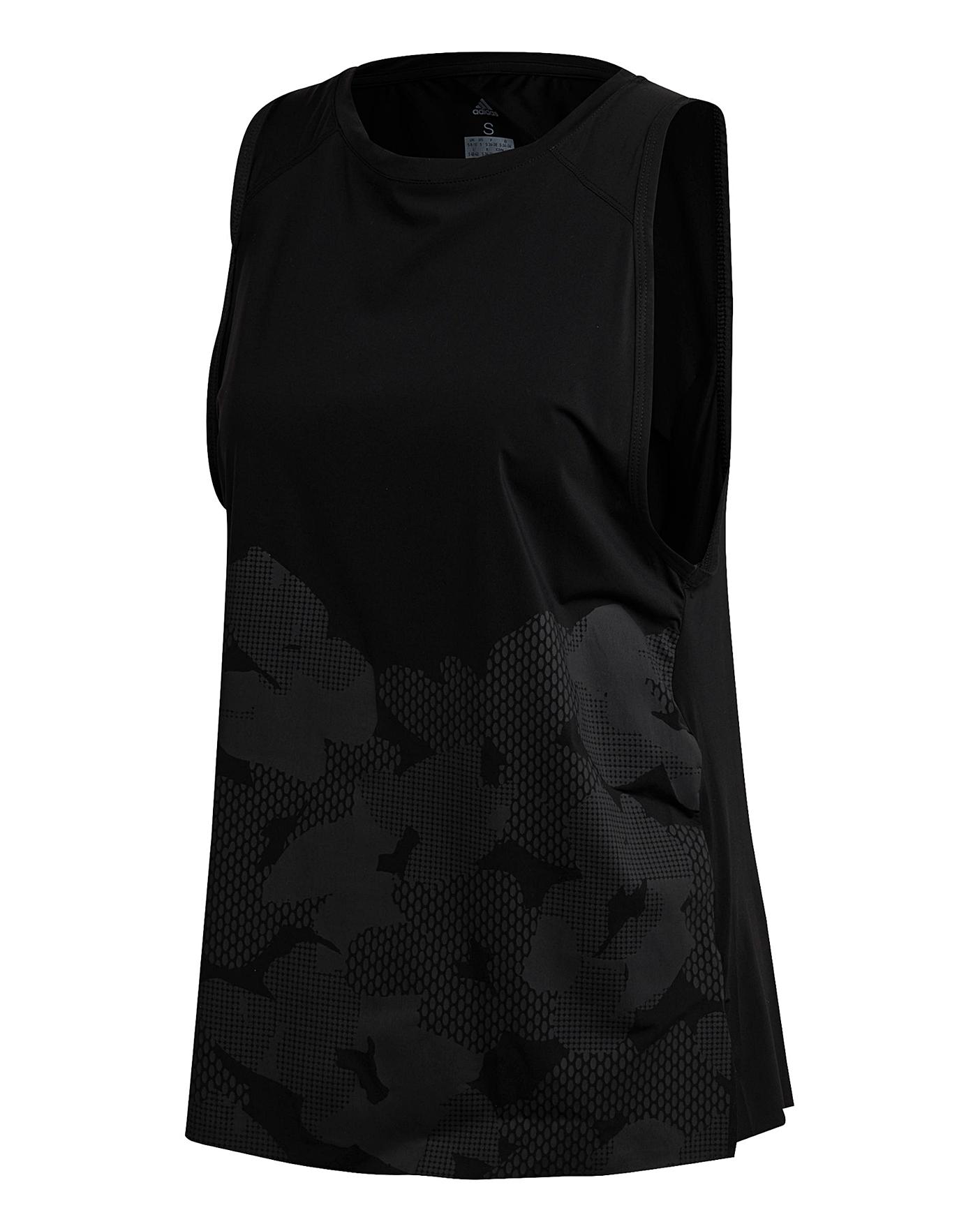 adidas open back tank