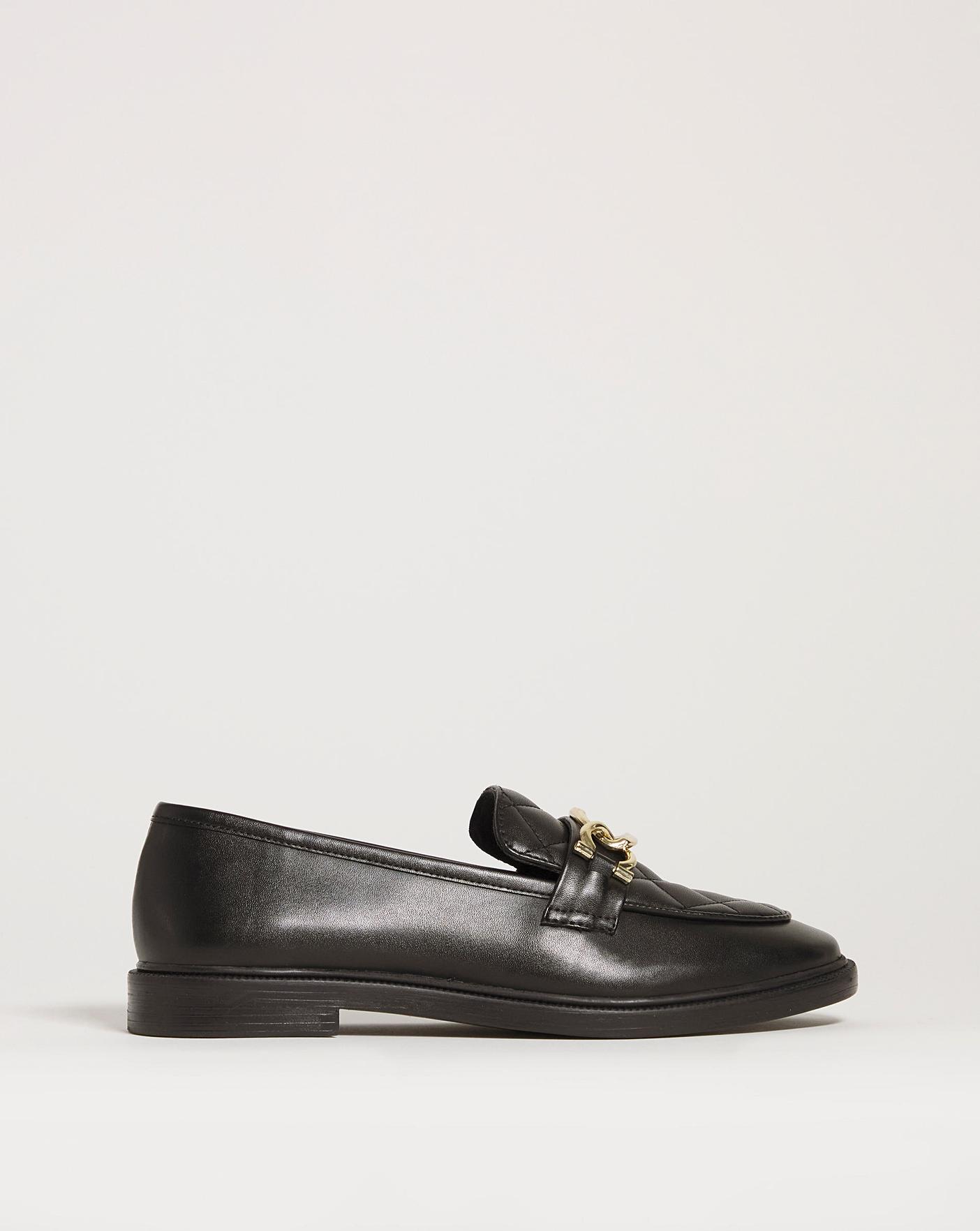 Classic Quilted Trim Loafer EEE Fit | J D Williams